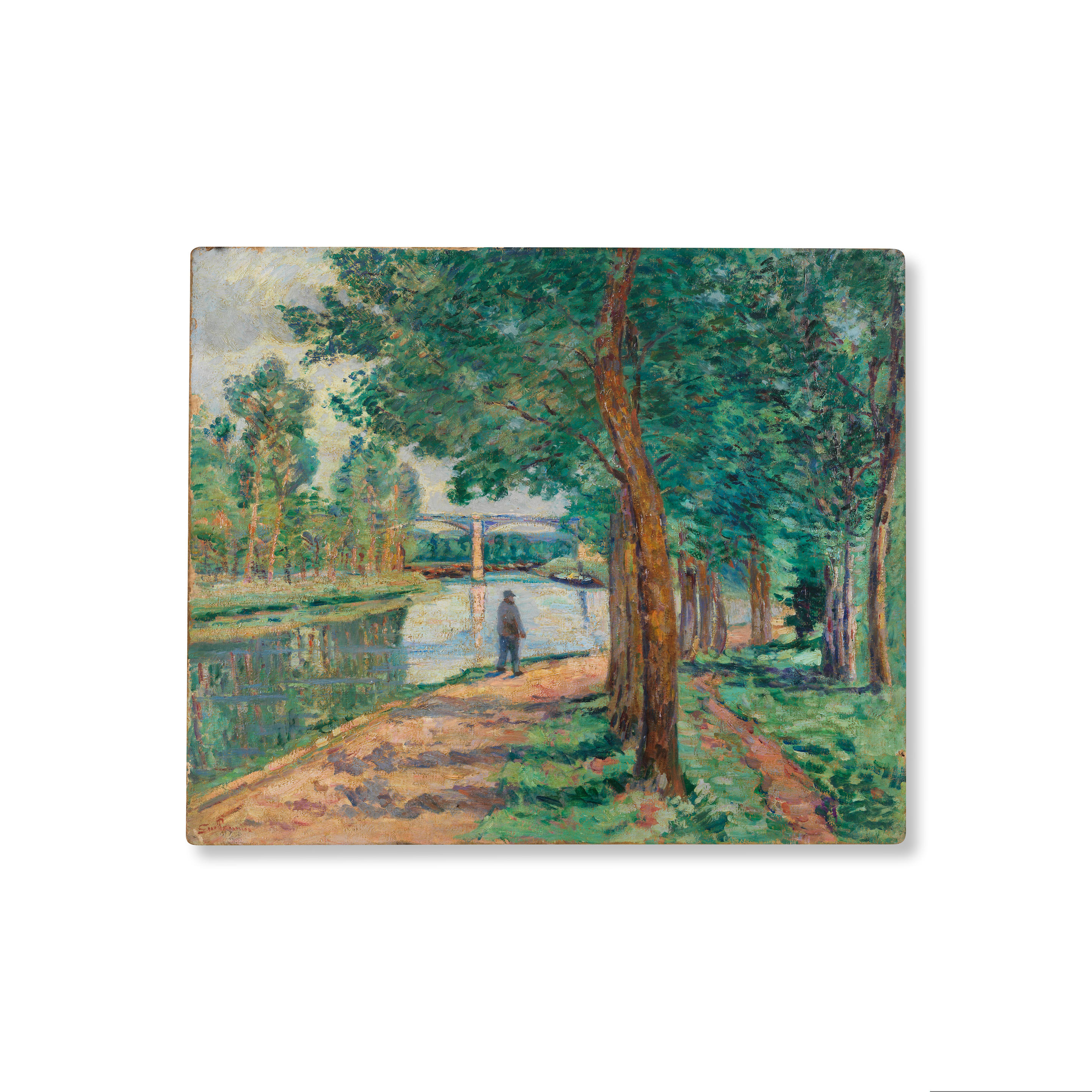 Appraisal: ARMAND GUILLAUMIN - Moret sur Loing sign 'Guillaumin' en bas