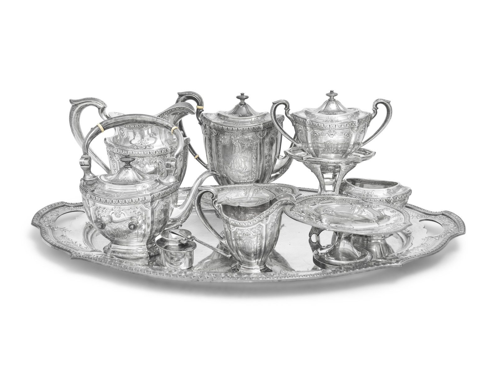 Appraisal: An American Silver Tea and Coffee Service Dominick and Haff