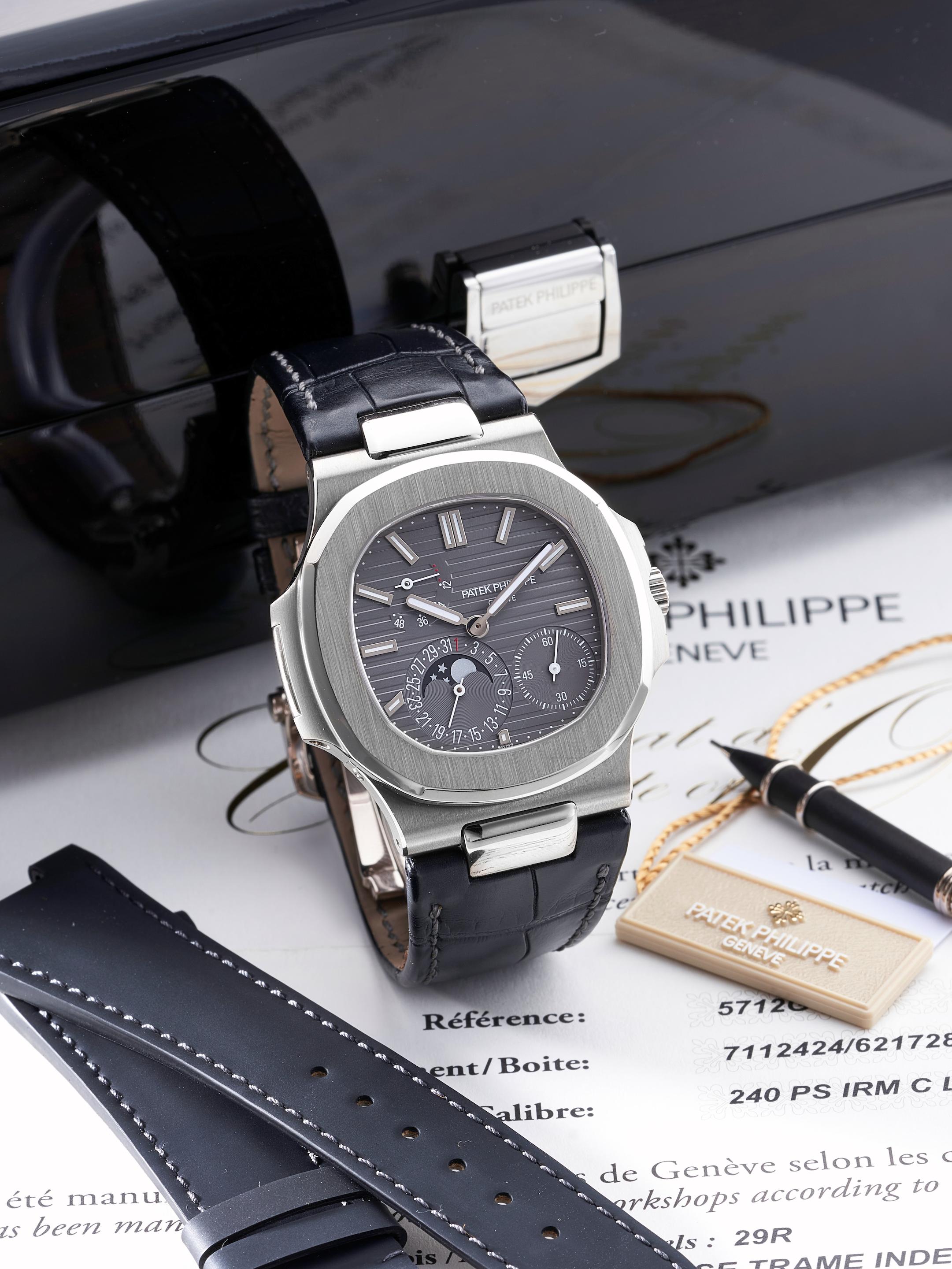 Appraisal: PATEK PHILIPPE NAUTILUS - GENEVA SEAL REF G A RARE