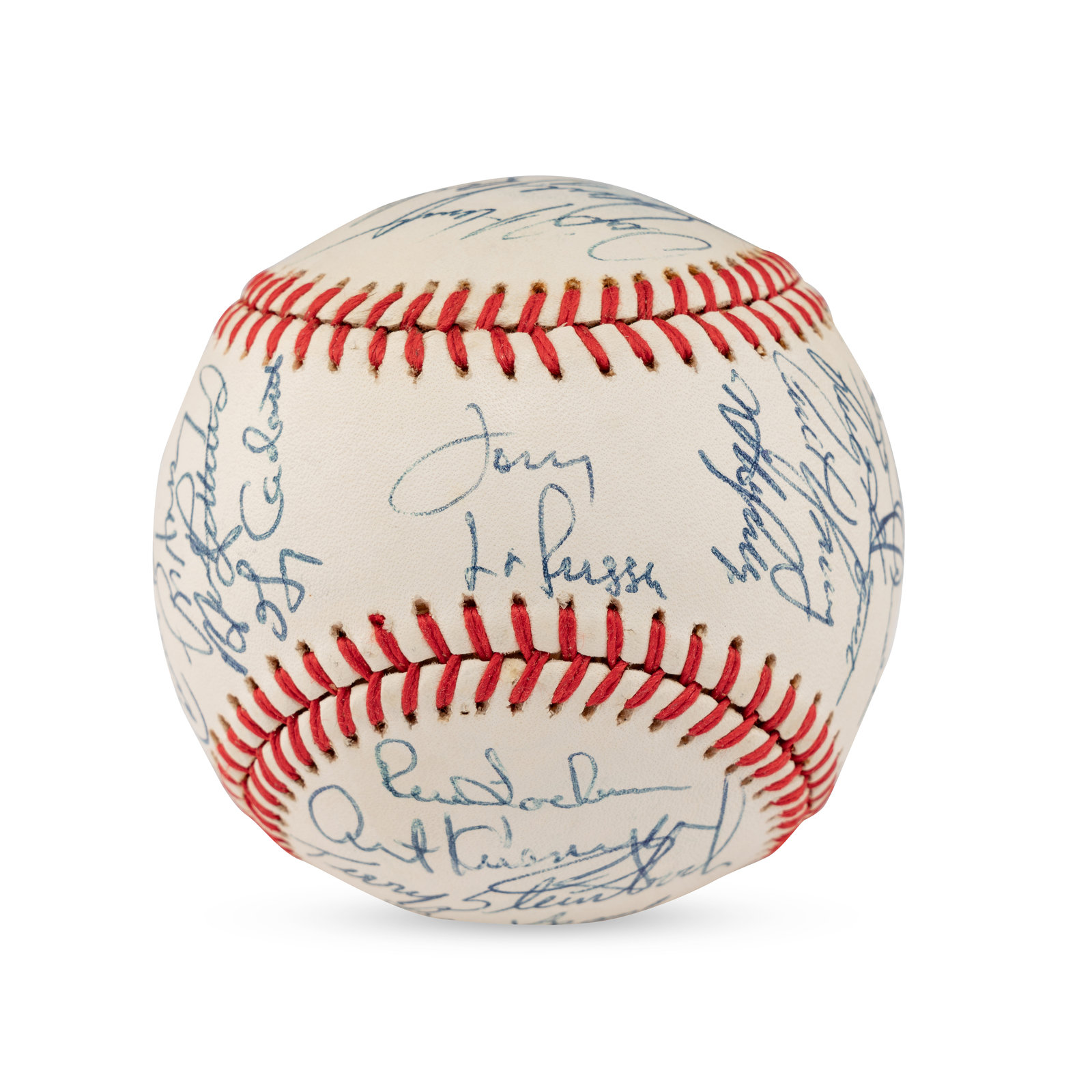 Appraisal: A World Series Champions Oakland Athletics Team Signed Autograph Baseball