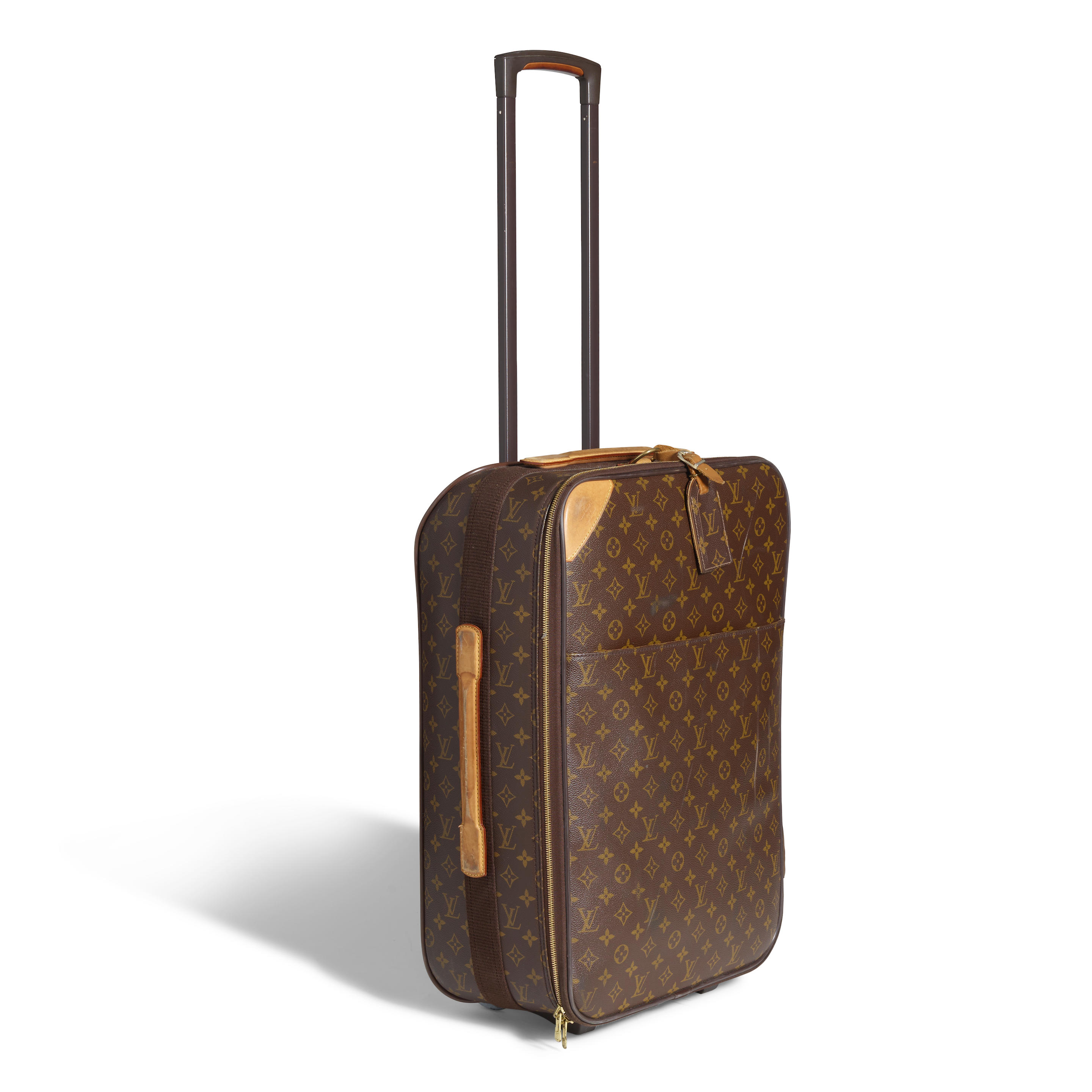 Appraisal: LOUIS VUITTON MONOGRAM PEGASE Monogram Exterior with Vachetta Trim Detail