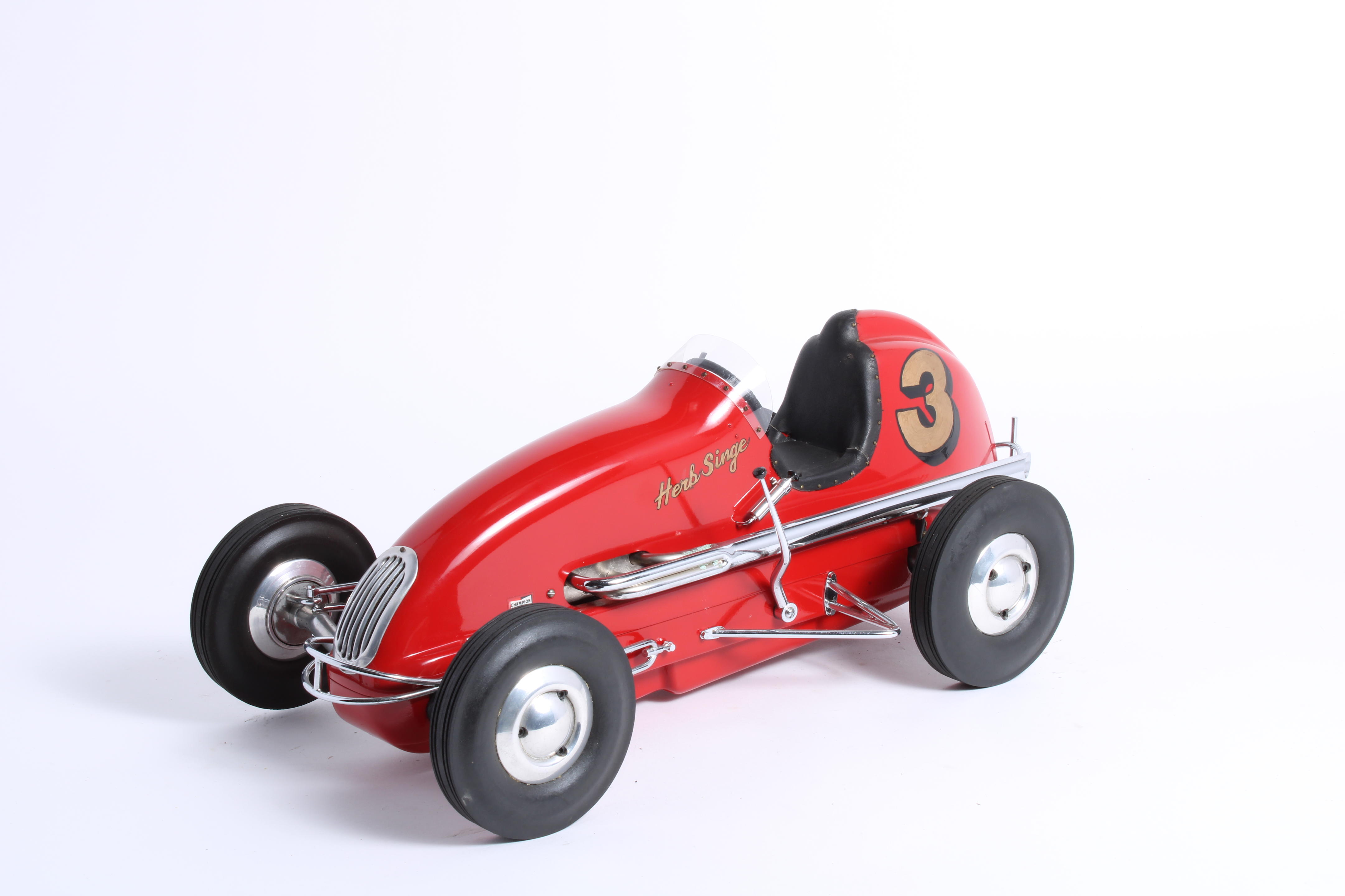 Appraisal: A REPLICA DOOLING MODEL F GAS POWERED TETHER RACE CAR