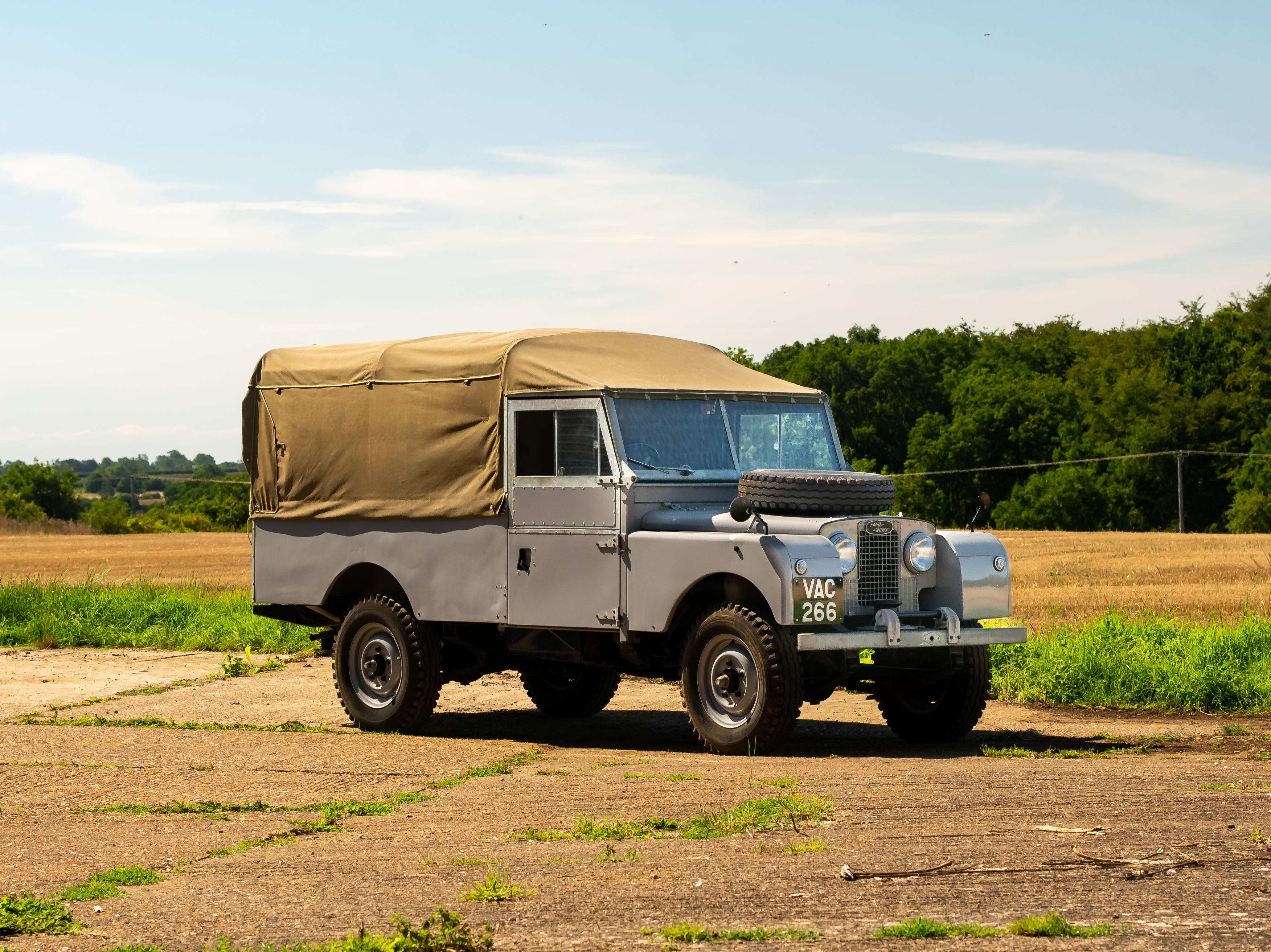 Appraisal: LAND ROVER SERIES I DIESEL PROTOTYPE REGISTRATION NO VAC CHASSIS