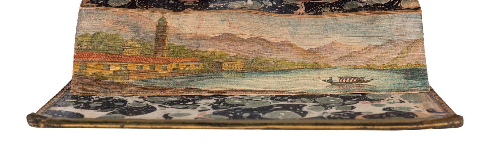 Appraisal: BINDINGS -- FORE-EDGE PAINTINGS MATHIAS Thomas James ca - Aggiunta