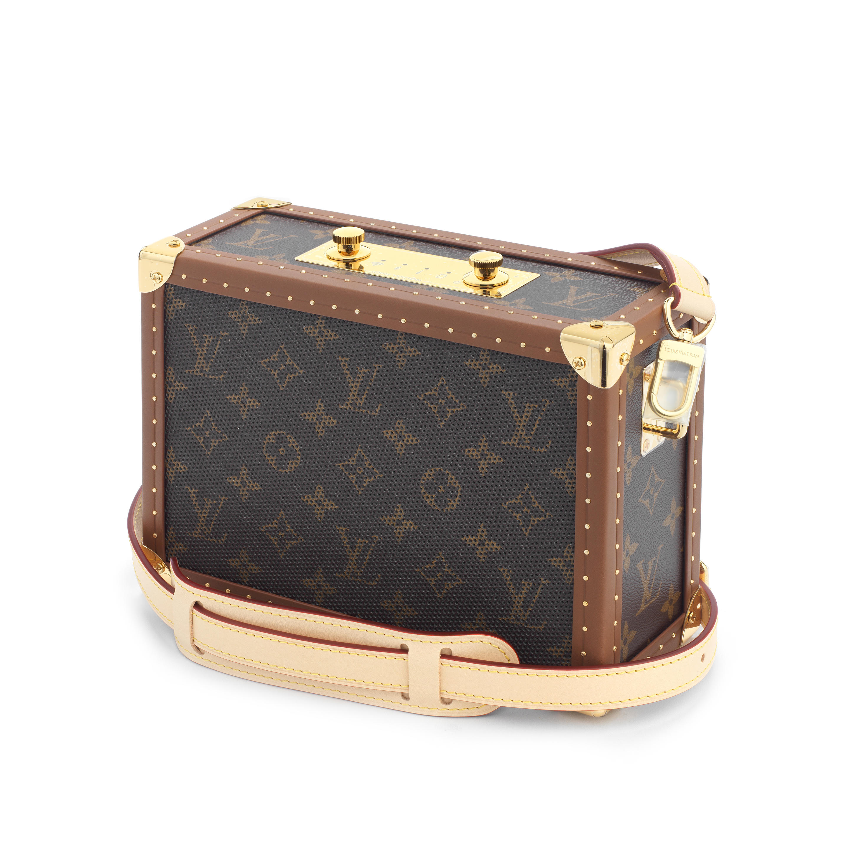 Appraisal: LOUIS VUITTON A Monogram Speaker Trunk PM c crafted in