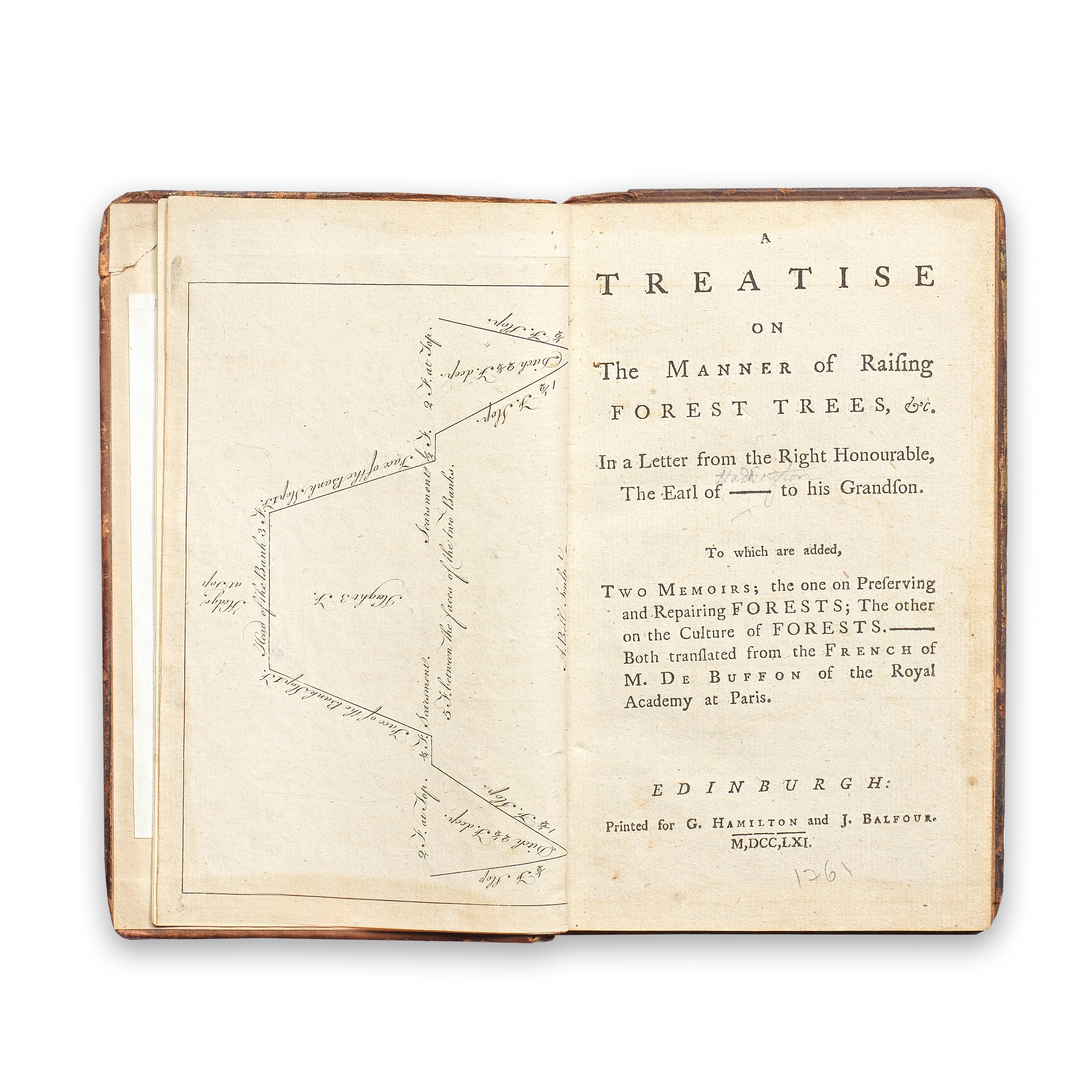 Appraisal: FORESTRY HAMILTON THOMAS EARL OF HADDINGTON A Treatise on the