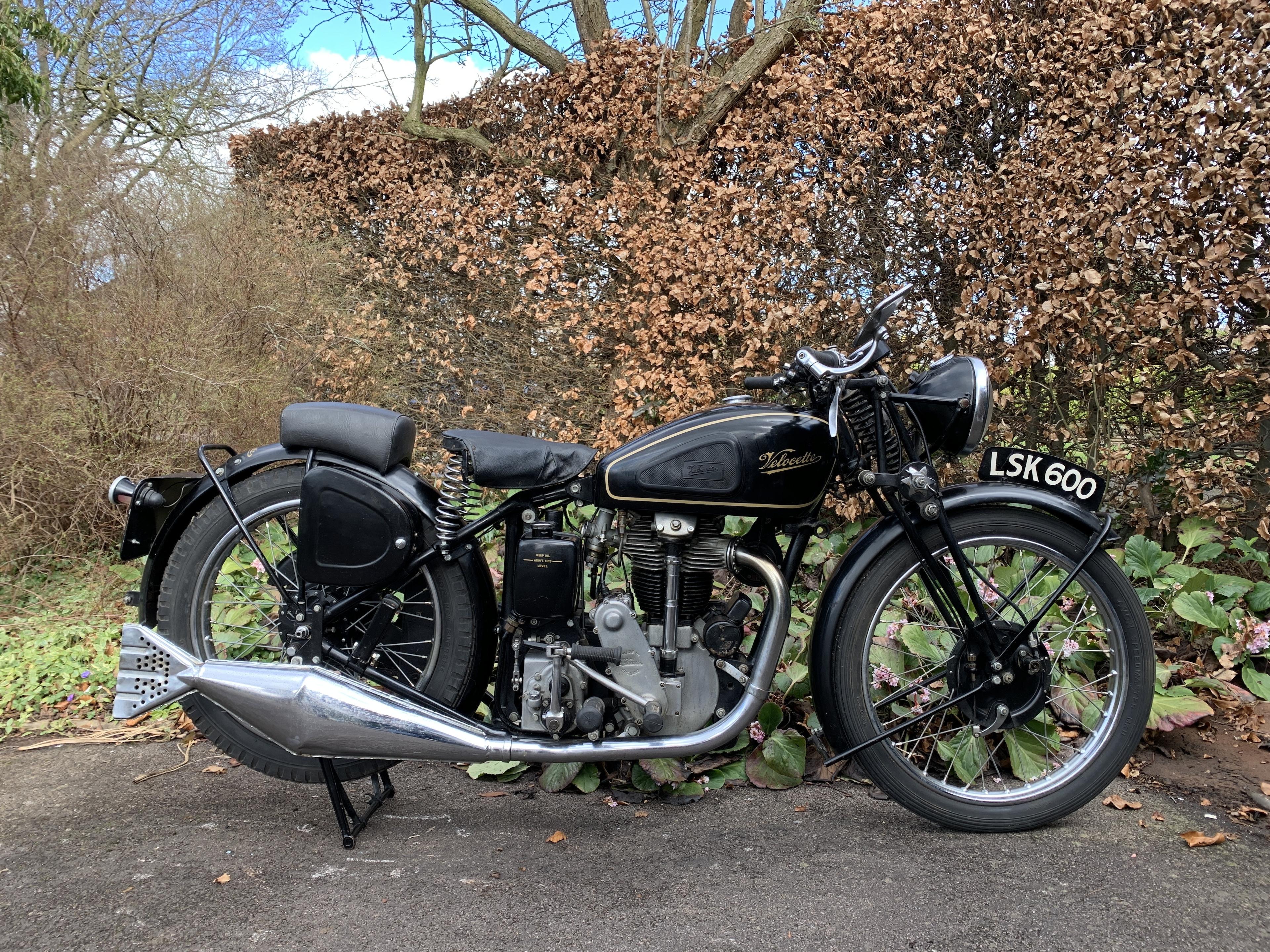 Appraisal: VELOCETTE CC KSS MKII REGISTRATION NO LSK FRAME NO MS