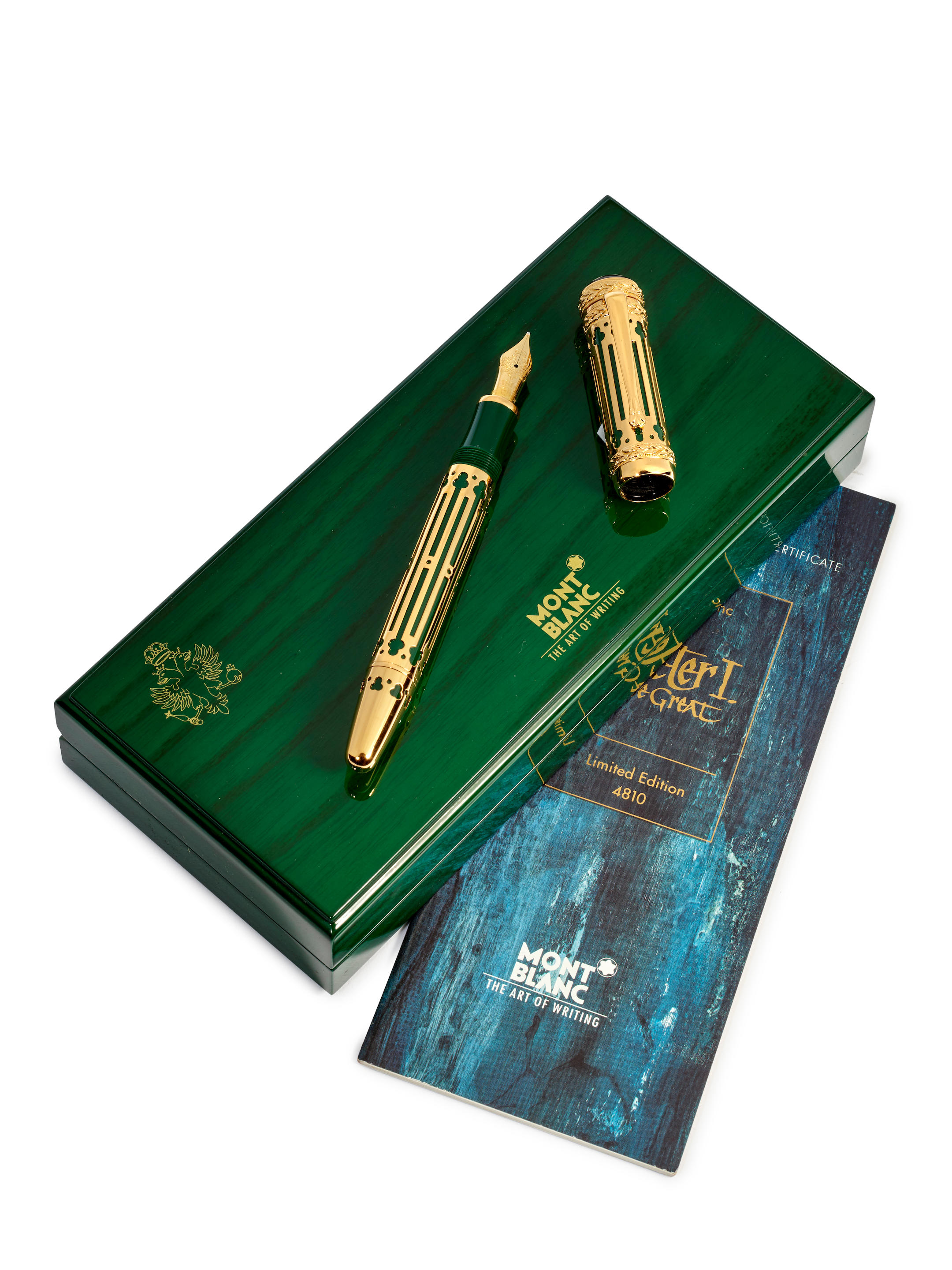 Appraisal: MONTBLANC PETER THE GREAT REF A LIMITED EDITION YELLOW GOLD-PLATED