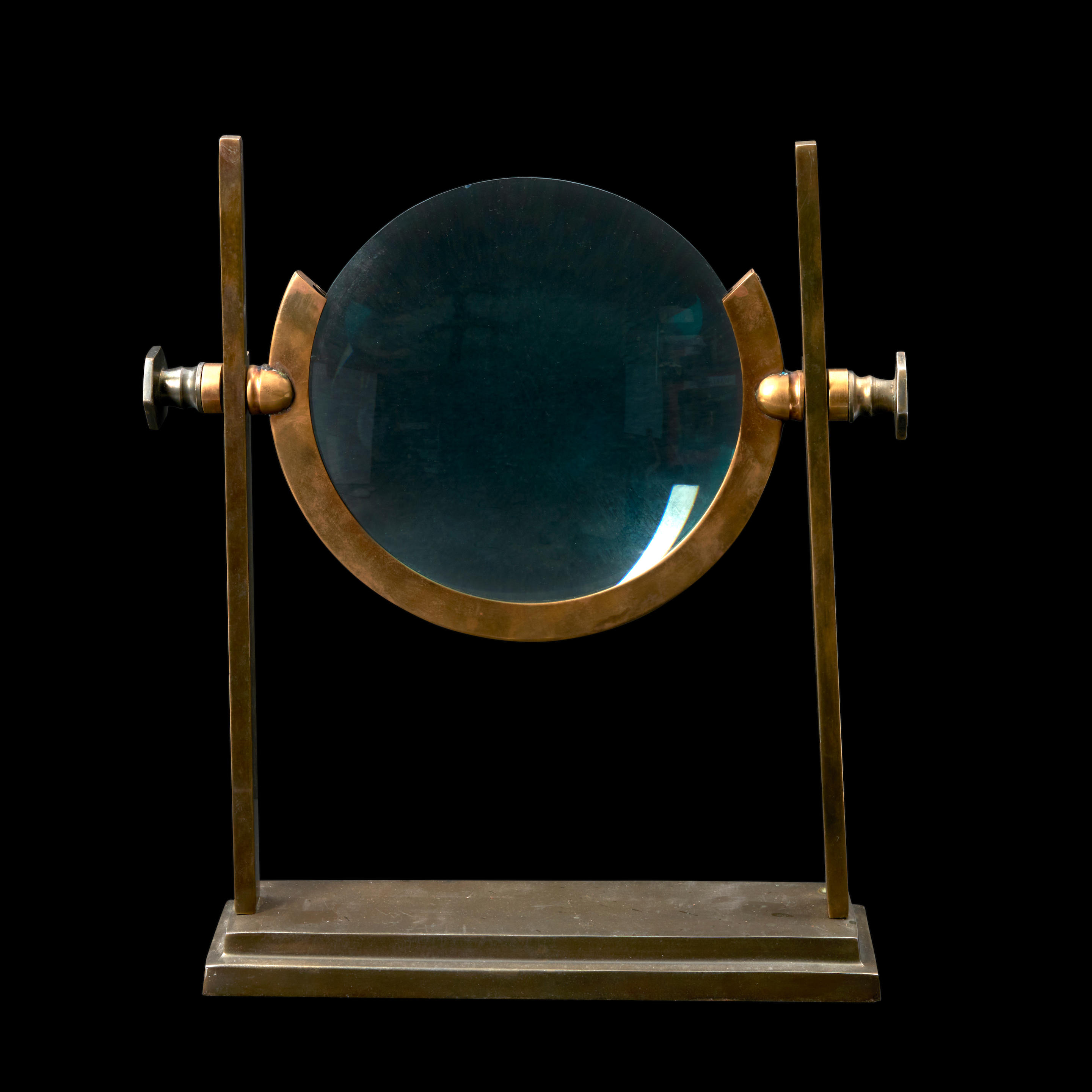 Appraisal: MAGNIFYING LENS ON STAND America or Europe th century Polished