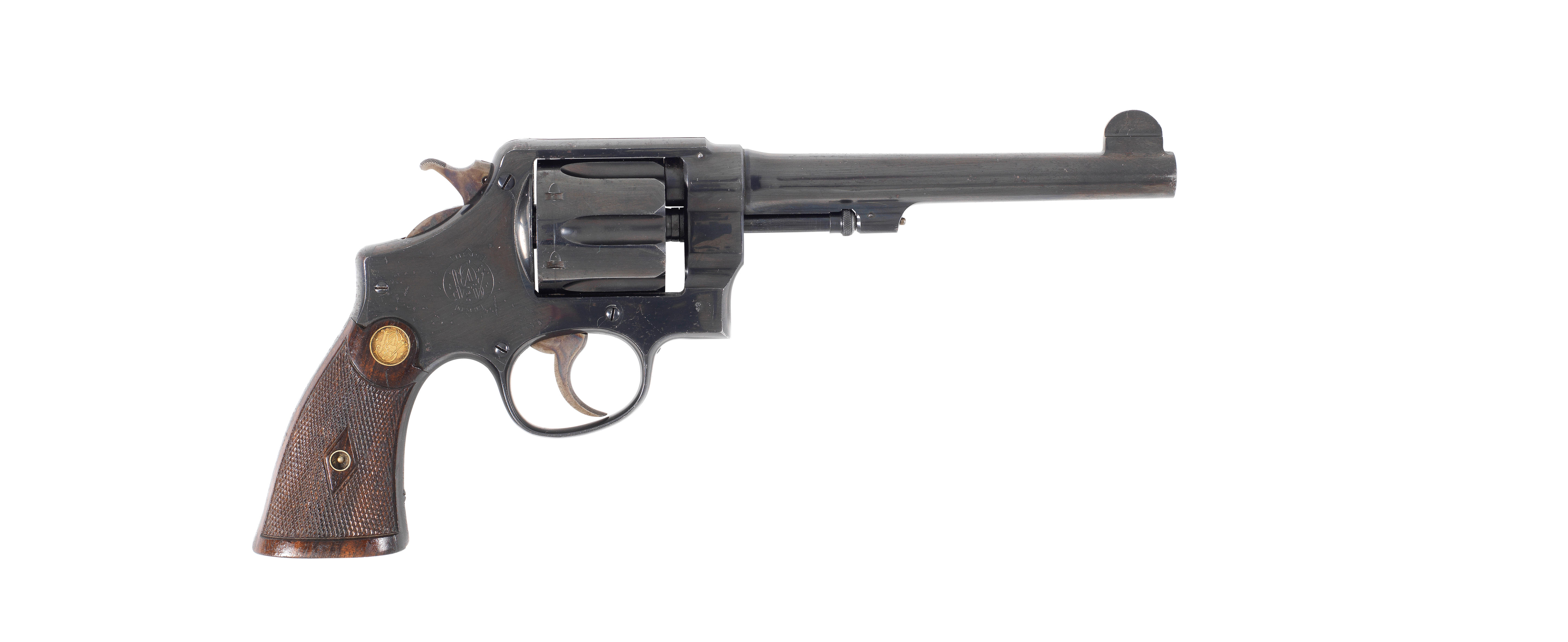 Appraisal: A ELEY 'SECOND MODEL HAND EJECTOR' REVOLVER BY SMITH WESSON