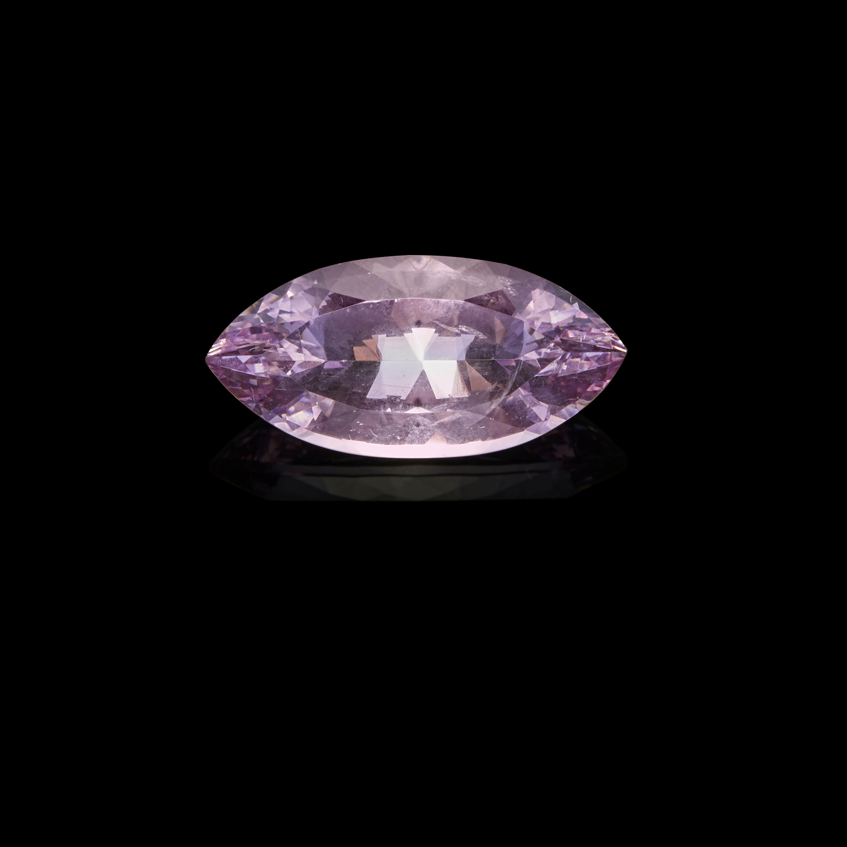 Appraisal: PINK SPINEL Mogok Burma A marquise-shaped spinel having an attractive