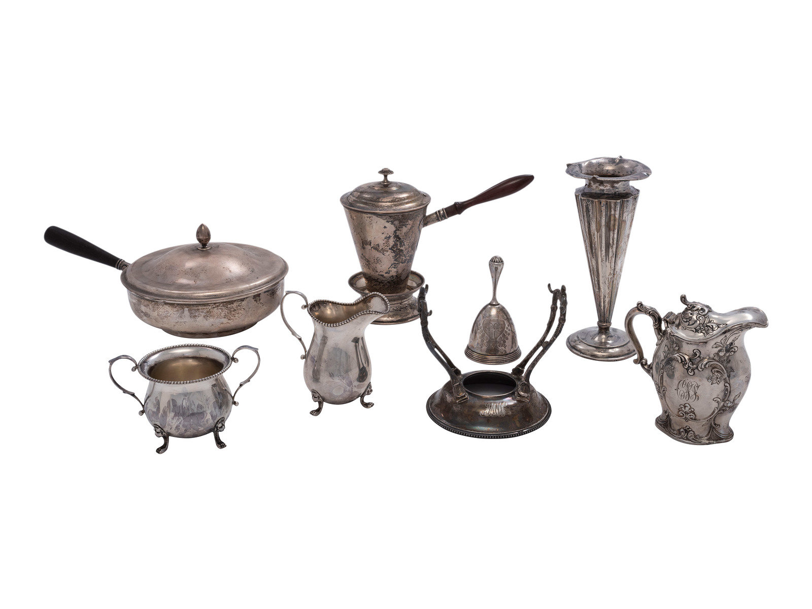 Appraisal: Eight American Silver Table Wares Late th th Century including