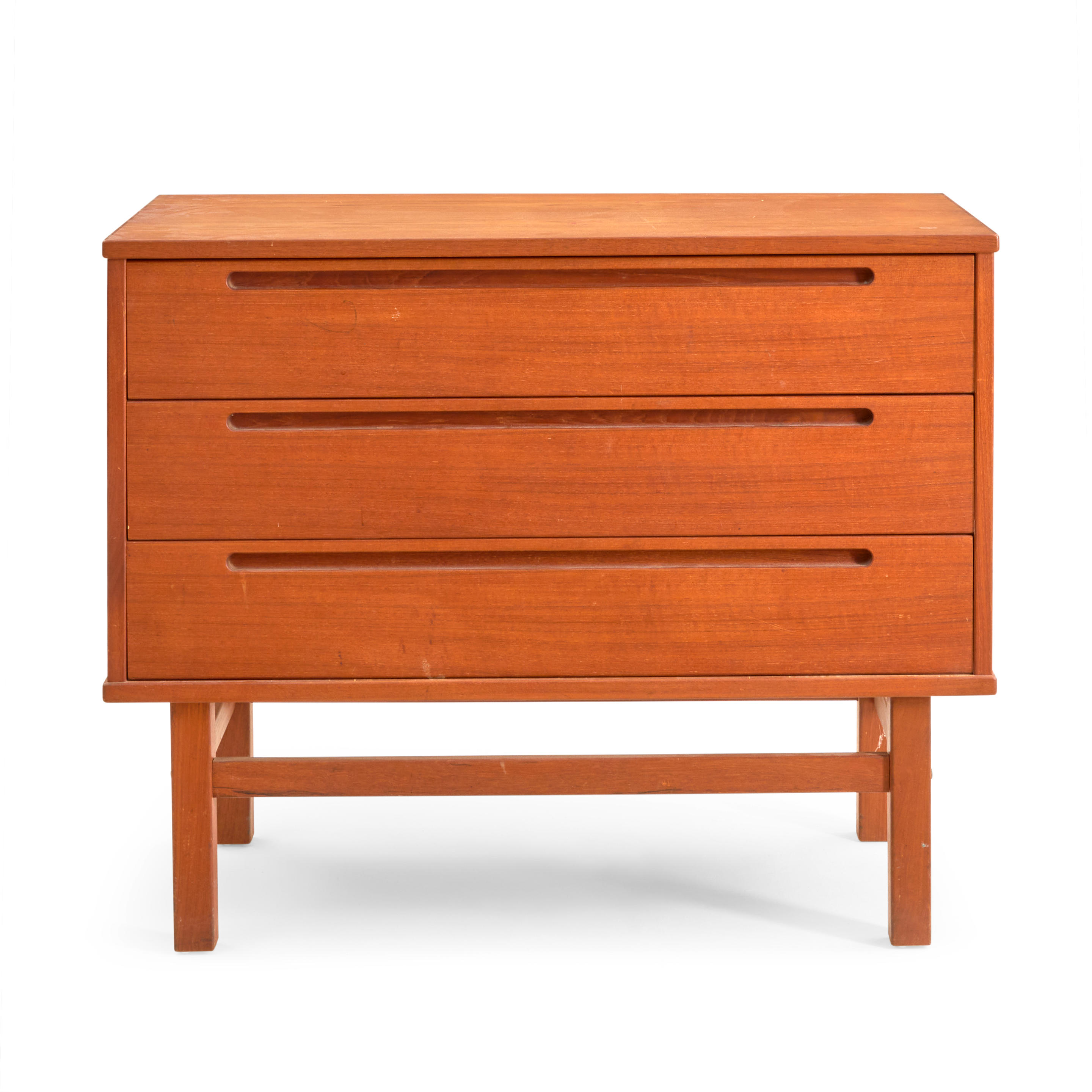 Appraisal: DANISH MID-CENTURY MODERN CHEST OF DRAWERS ATTRIBUTED TO NILS JONSSON