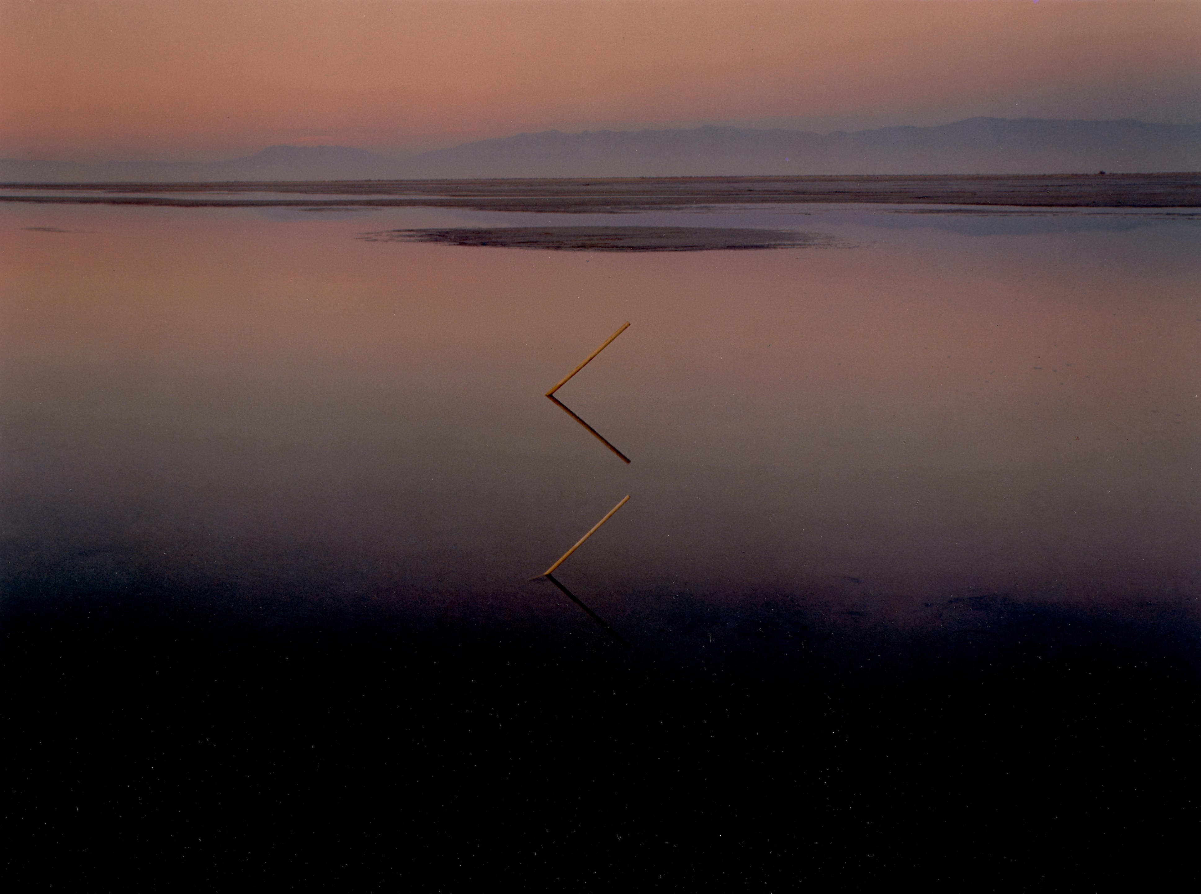 Appraisal: JOHN PFAHL - Great Salt Lake from 'Altered Landscapes' Dye