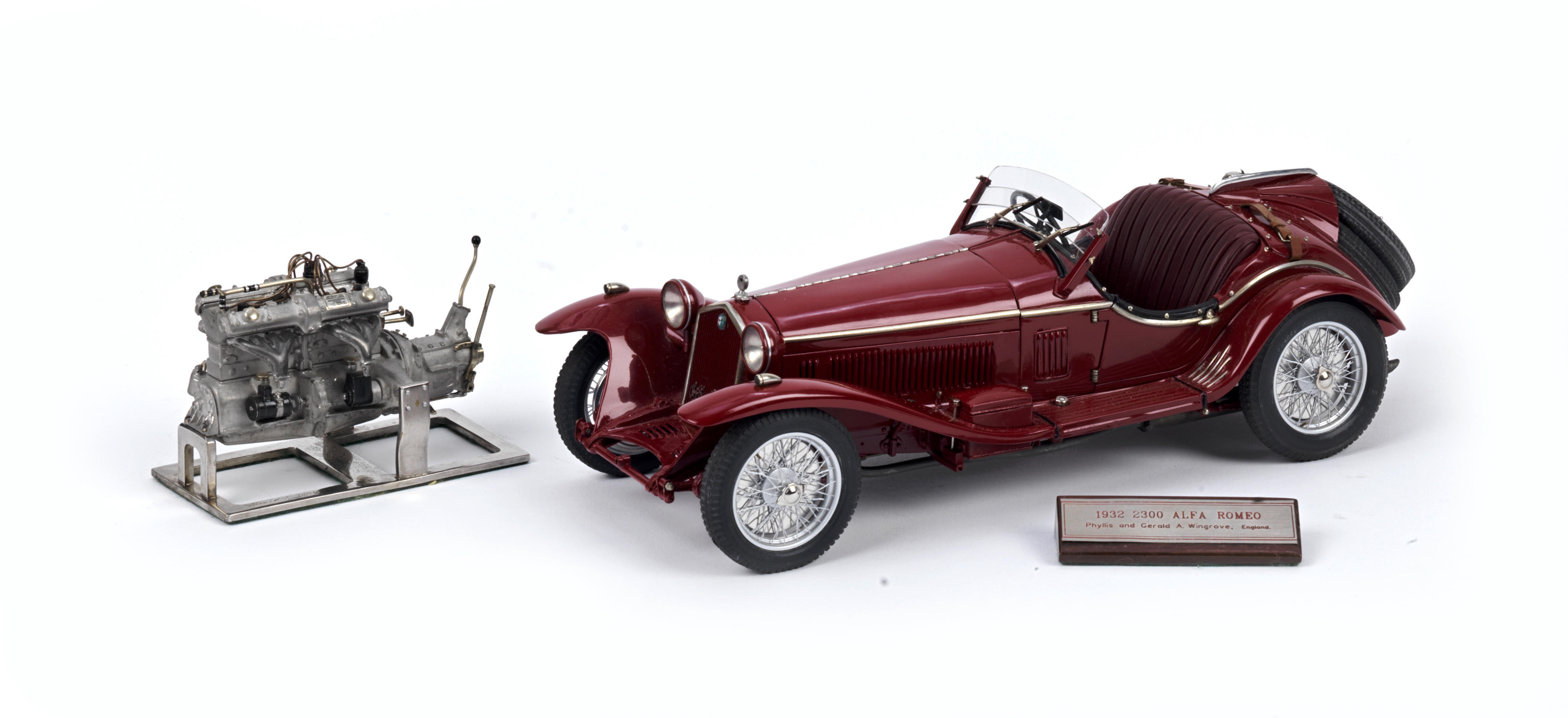 Appraisal: A SCALE MODEL OF A ALFA ROMEO C TOURING SPIDER