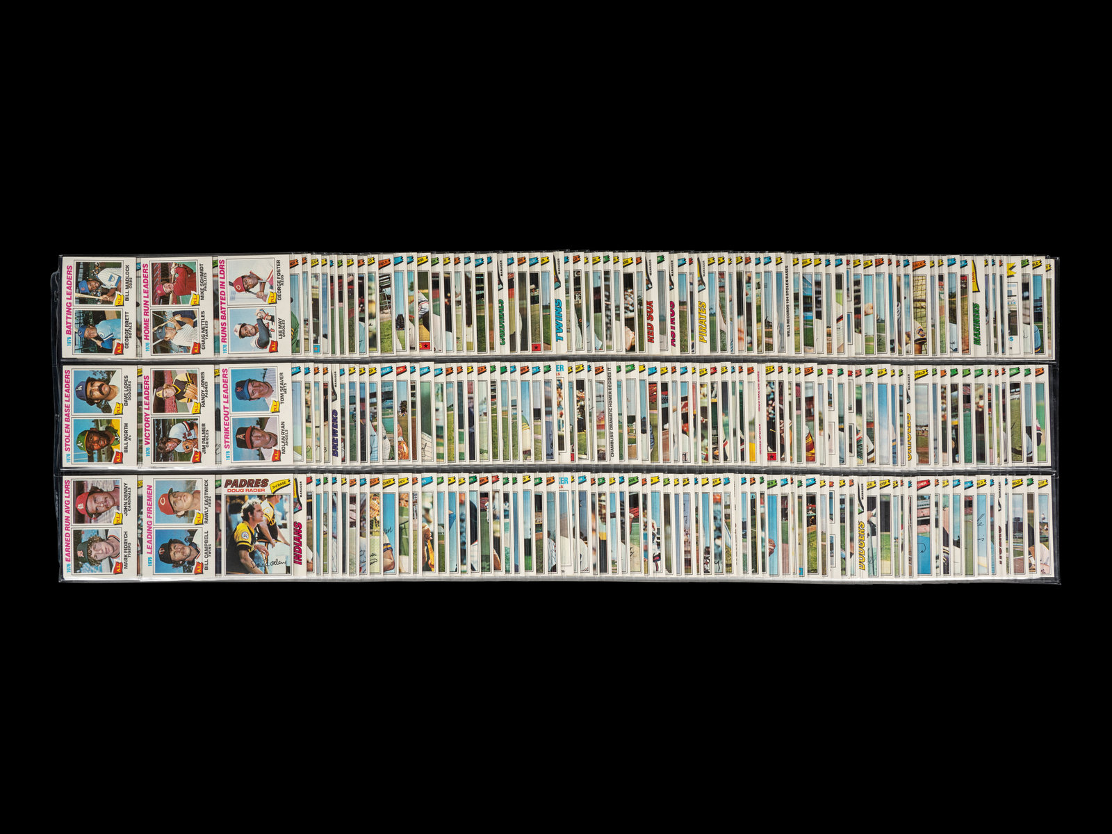 Appraisal: A Complete Set of Topps Baseball Cards featuring complete set