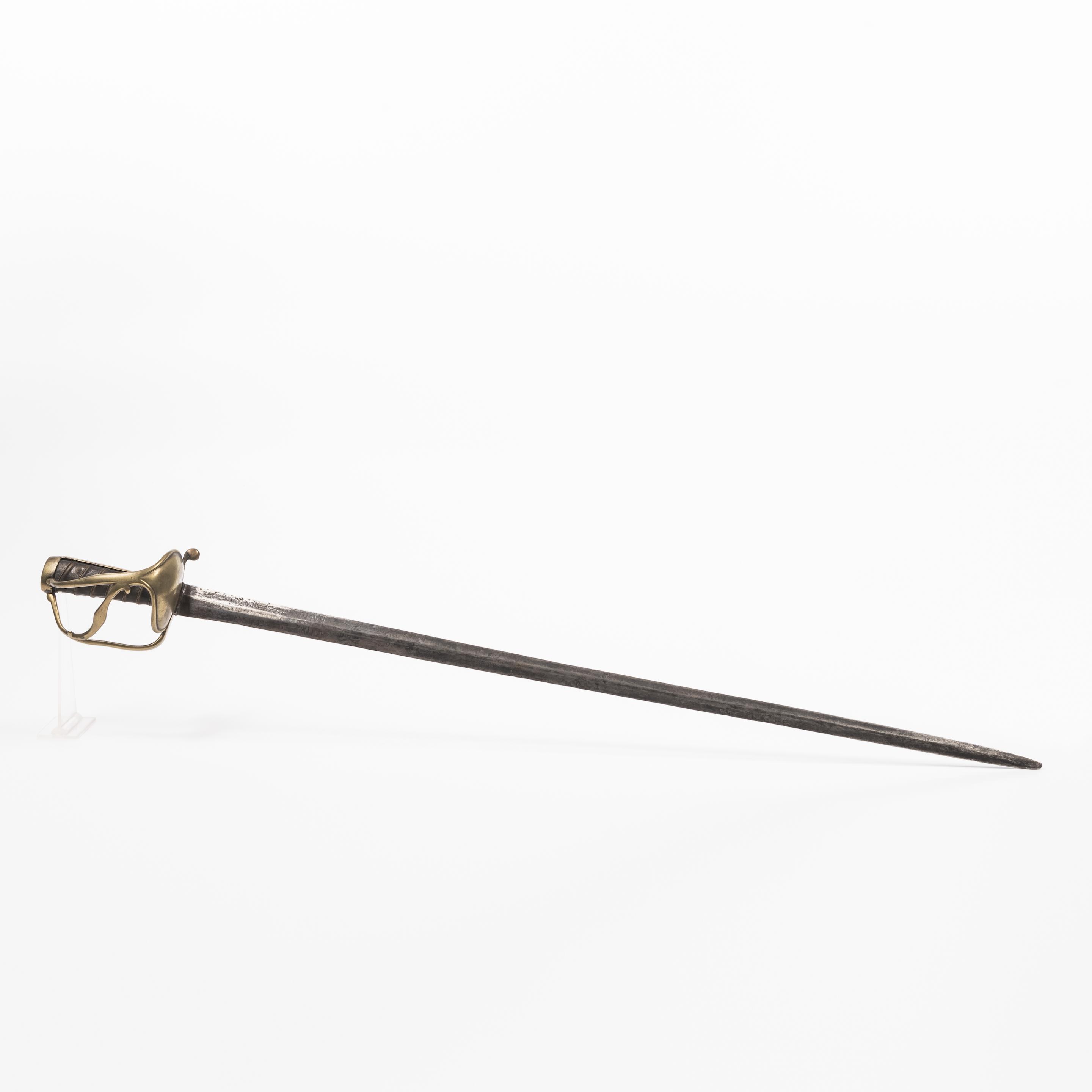 Appraisal: EUROPEAN MILITARY SHORT SWORD POSSIBLY SPAIN LATE TH CENTURY The