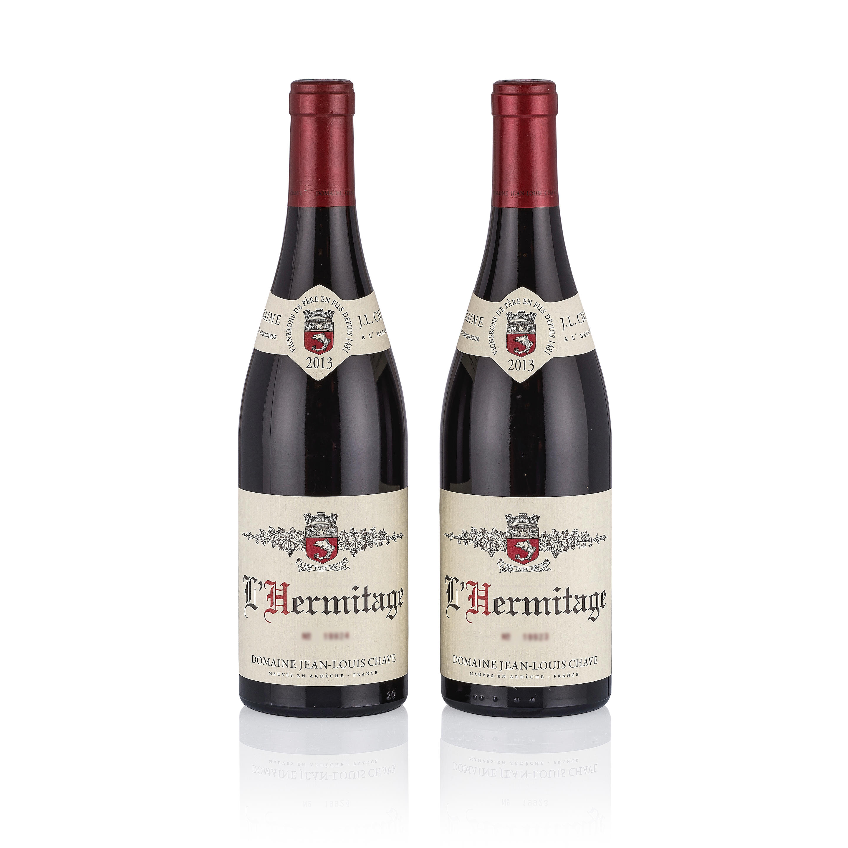 Appraisal: HERMITAGE DOMAINE JEAN LOUIS CHAVE Hermitage Domaine Jean Louis Chave