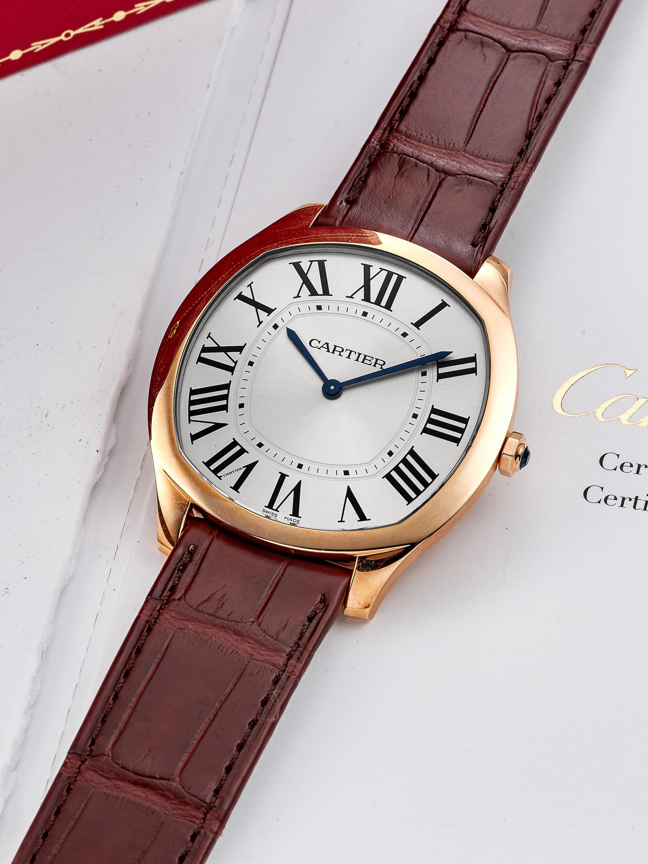 Appraisal: CARTIER DRIVE DE CARTIER REF A NEW OLD STOCK PINK