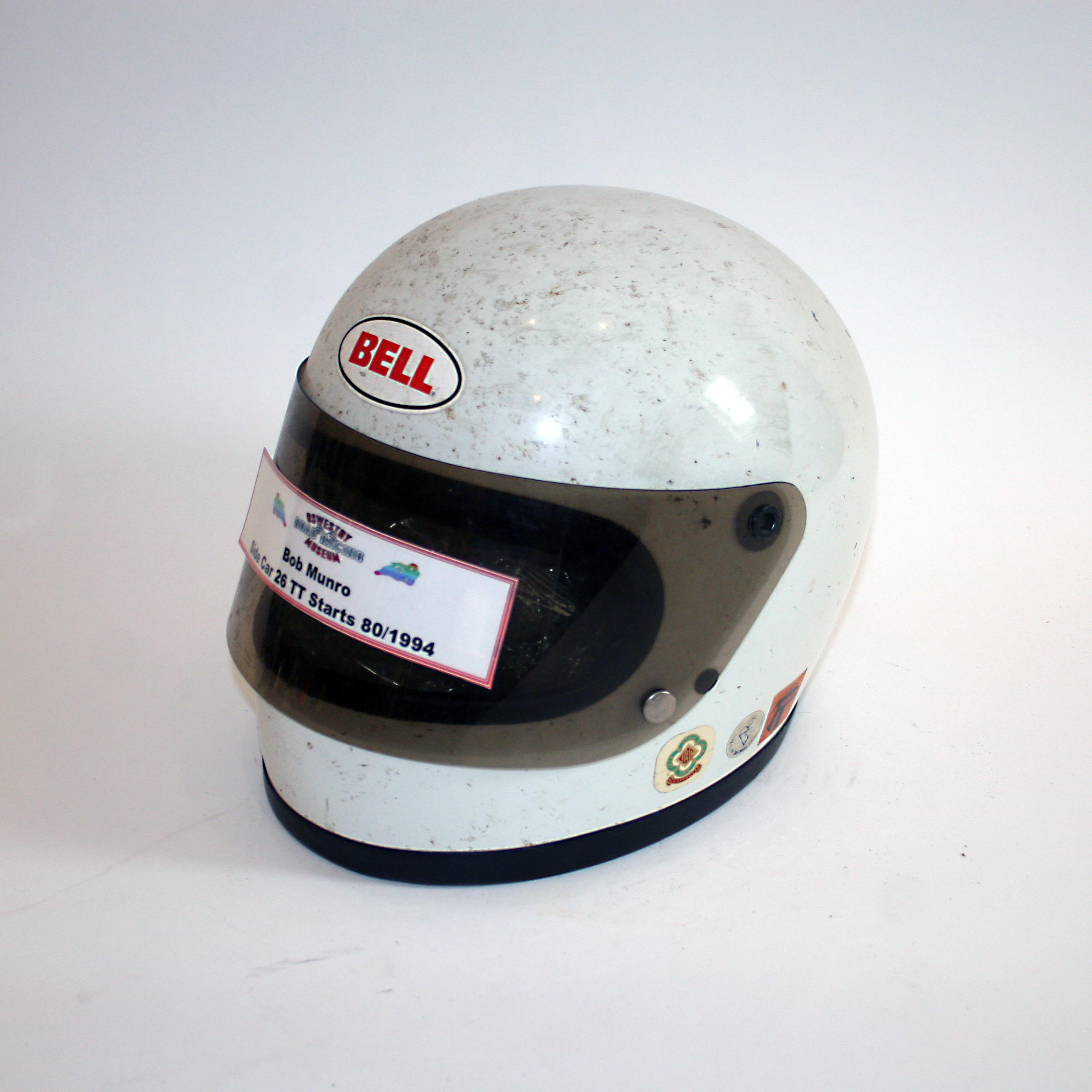 Appraisal: BOB MUNRO A FULL-FACE HELMET BY BELL JULY used and