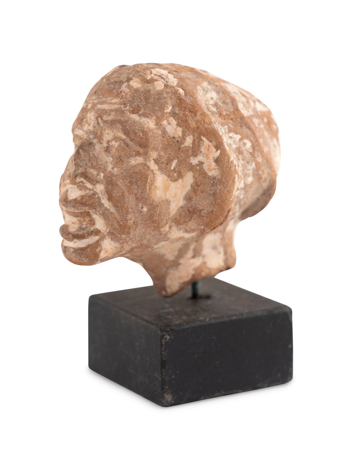 Appraisal: A Romano-Egyptian Terracotta Head of a Grotesque Circa st Century