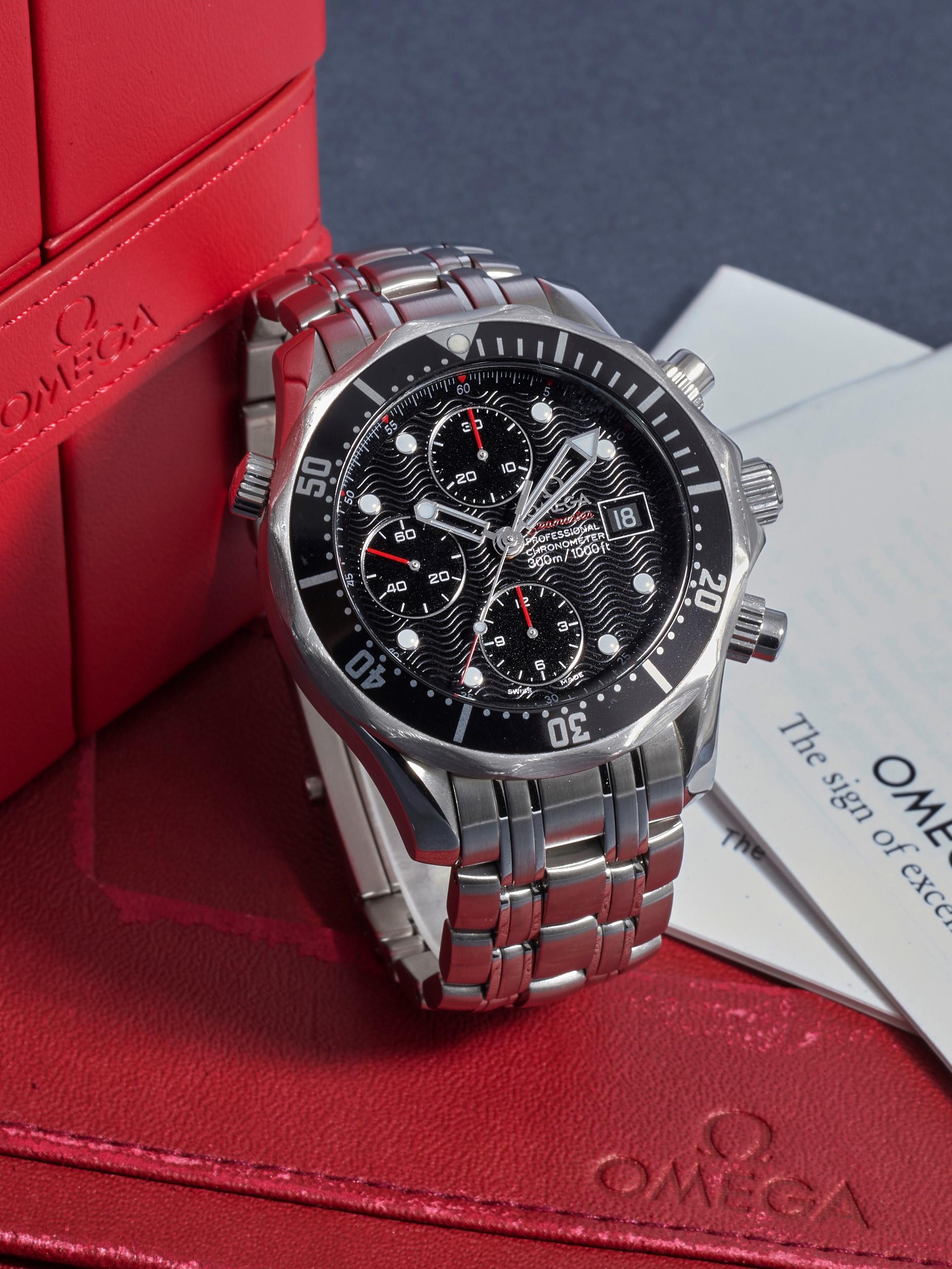 Appraisal: OMEGA SEAMASTER DIVER M CHRONOGRAPH REF A STAINLESS STEEL CHRONOGRAPH