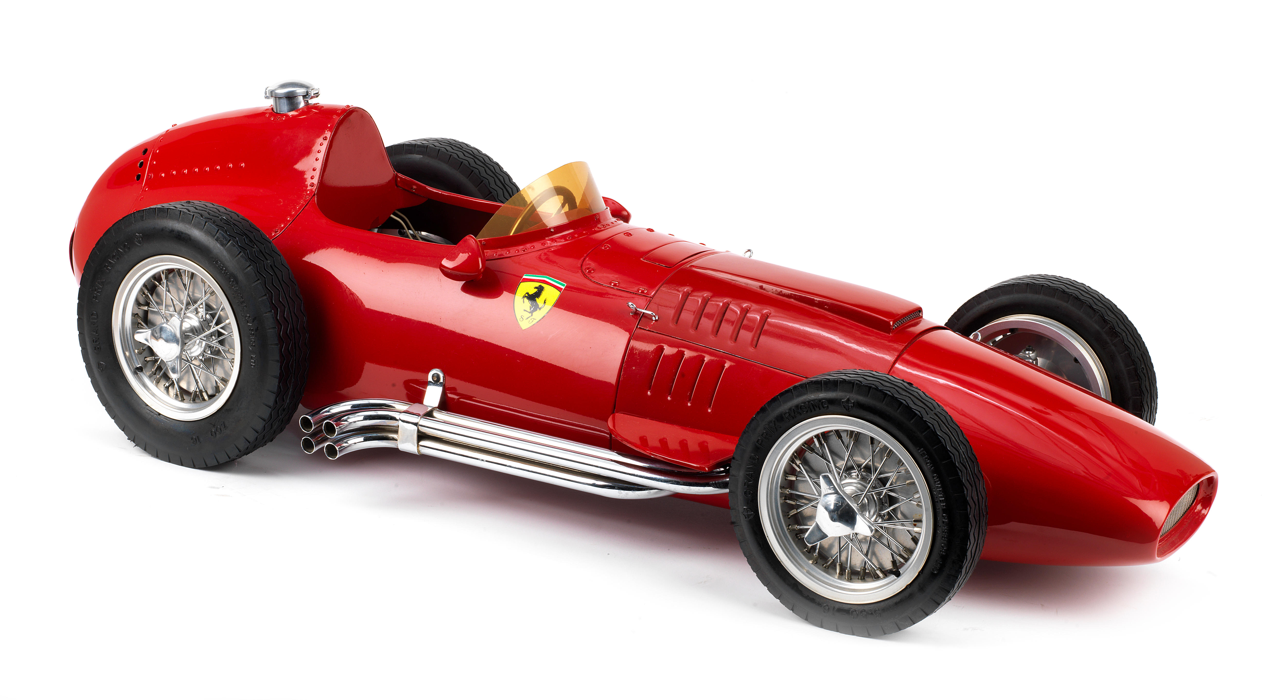 Appraisal: A SCALE WORKING MODEL FERRARI LANCIA F BY JERON QUARTER