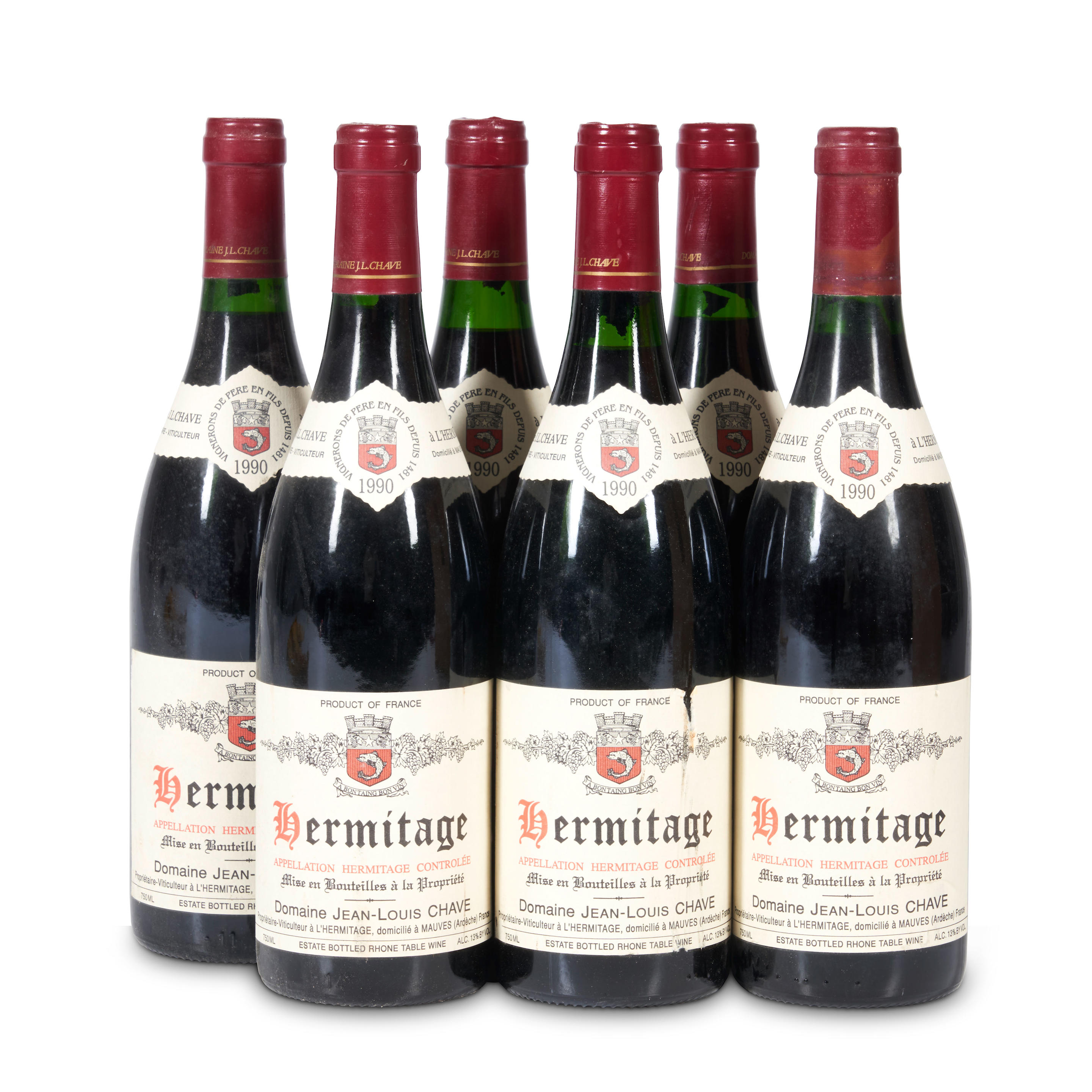 Appraisal: JL CHAVE HERMITAGE BOTTLES JL Chave Hermitage Northern Rhone u