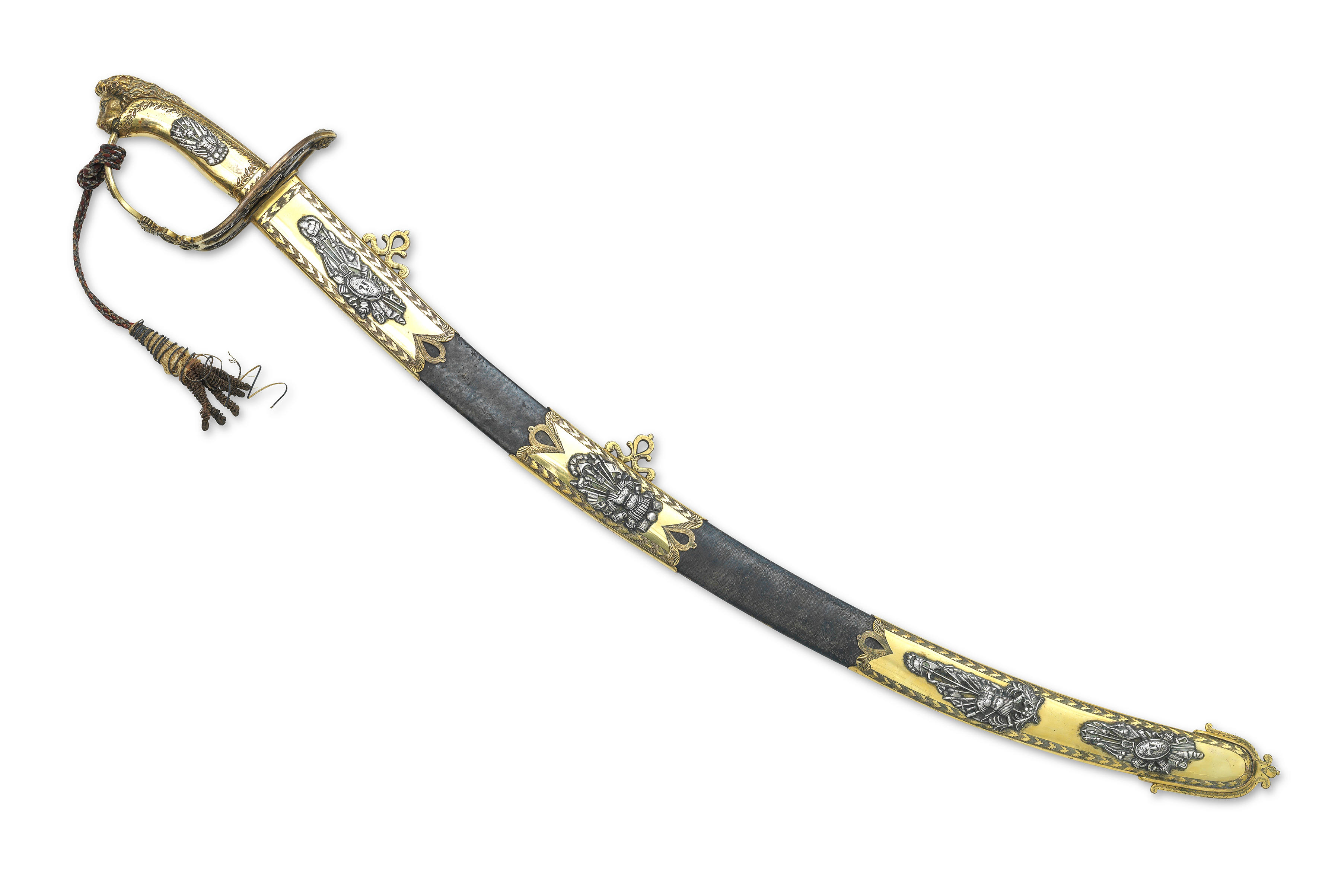 Appraisal: A FINE AND ORNATE INFANTRY OFFICER'S SWORD OF PATTERN PRESENTED