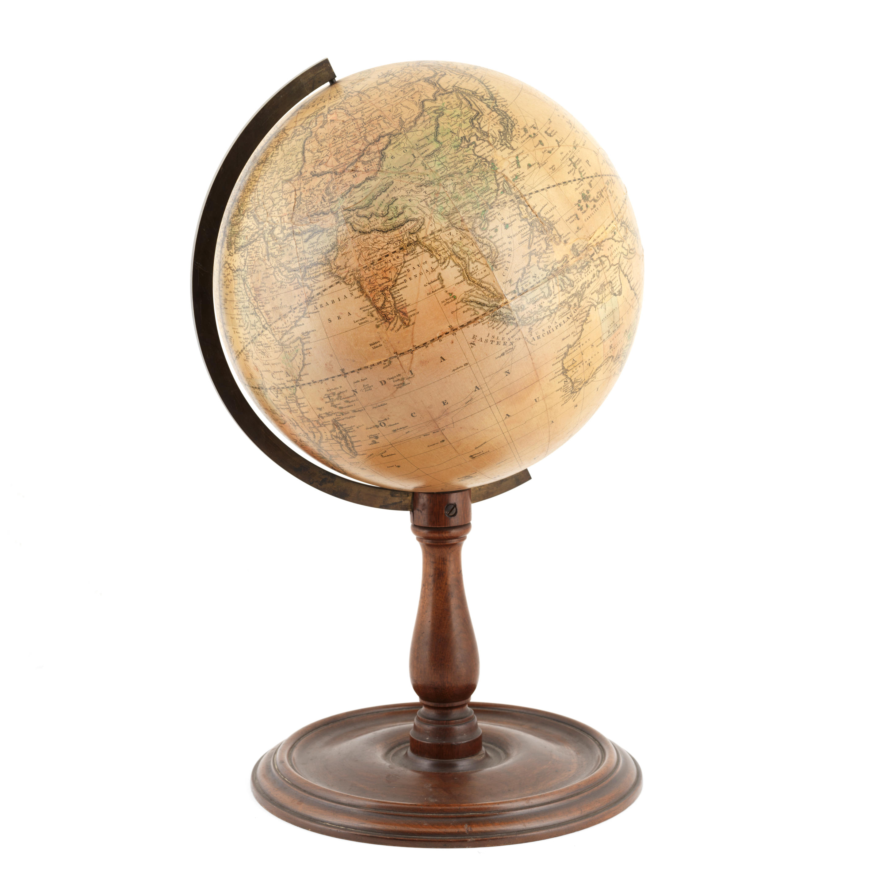 Appraisal: A GILMAN JOSLIN -INCH TERRESTRIAL GLOBE ON STAND AMERICAN MID-