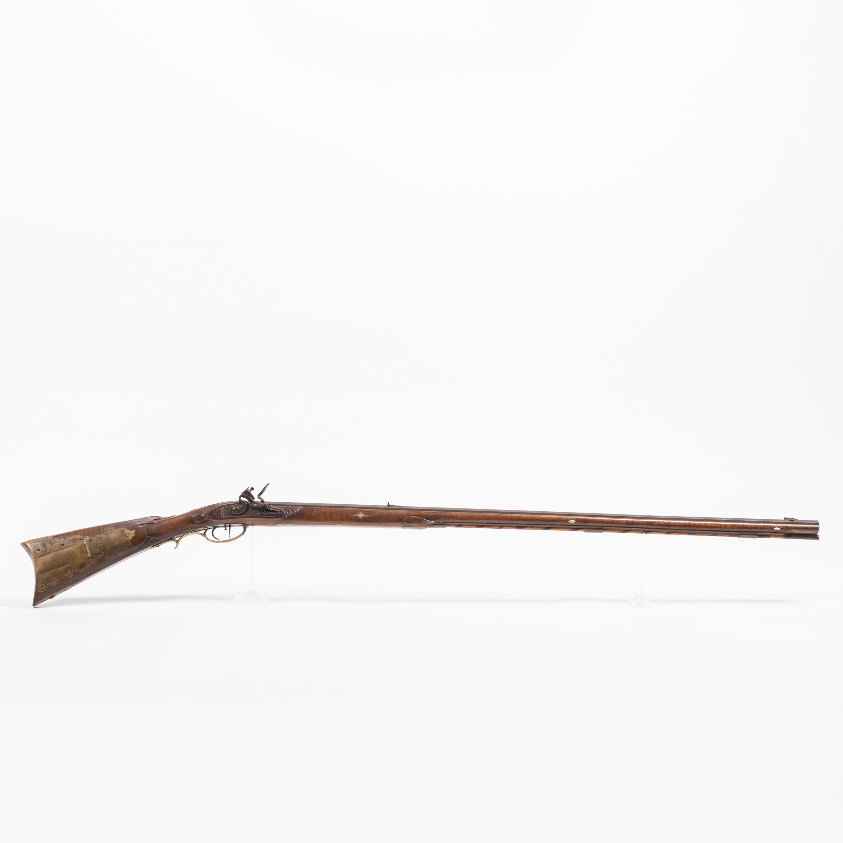 Appraisal: REPRODUCTION FLINTLOCK LONG RIFLE ROBERT J HARN in caliber rifled