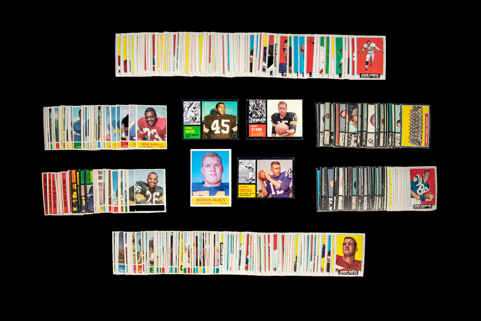 Appraisal: A Large Group of s Topps and Philadelphia Football Cards