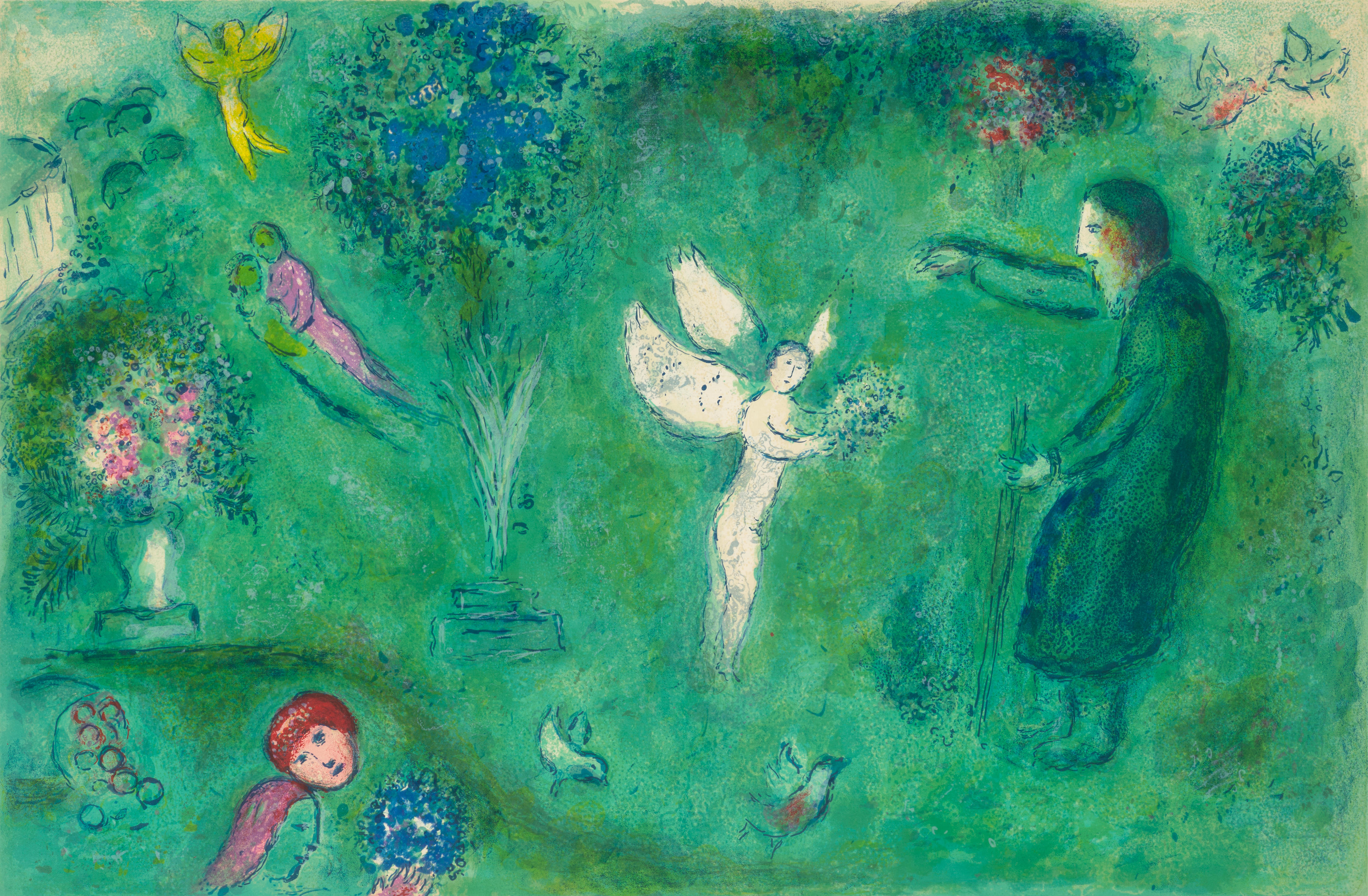 Appraisal: MARC CHAGALL - Philetas' Orchard from Daphnis and Chloe Mourlot