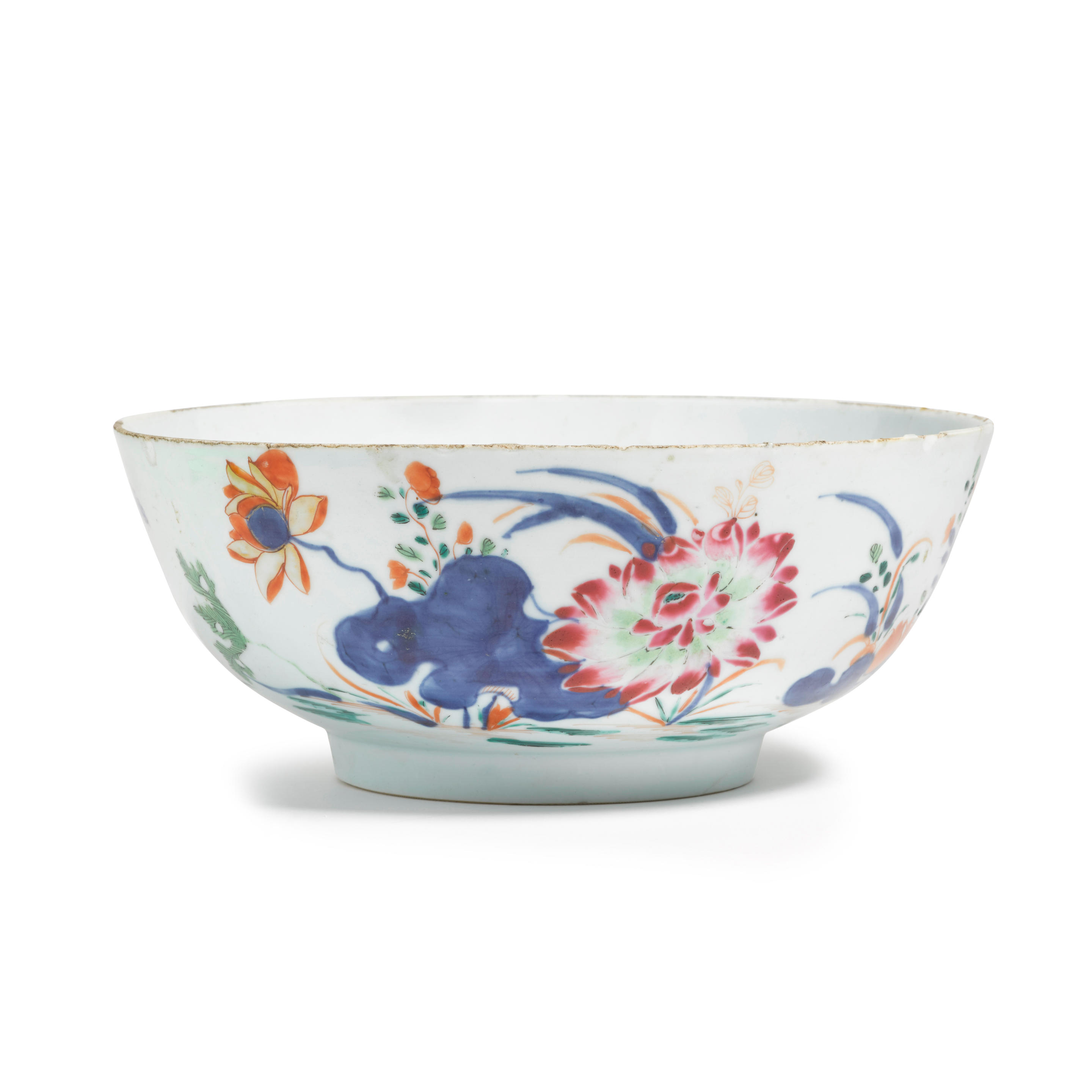 Appraisal: A CHINESE EXPORT PORCELAIN FAMILLE-ROSE 'FLORAL' BOWL th th century