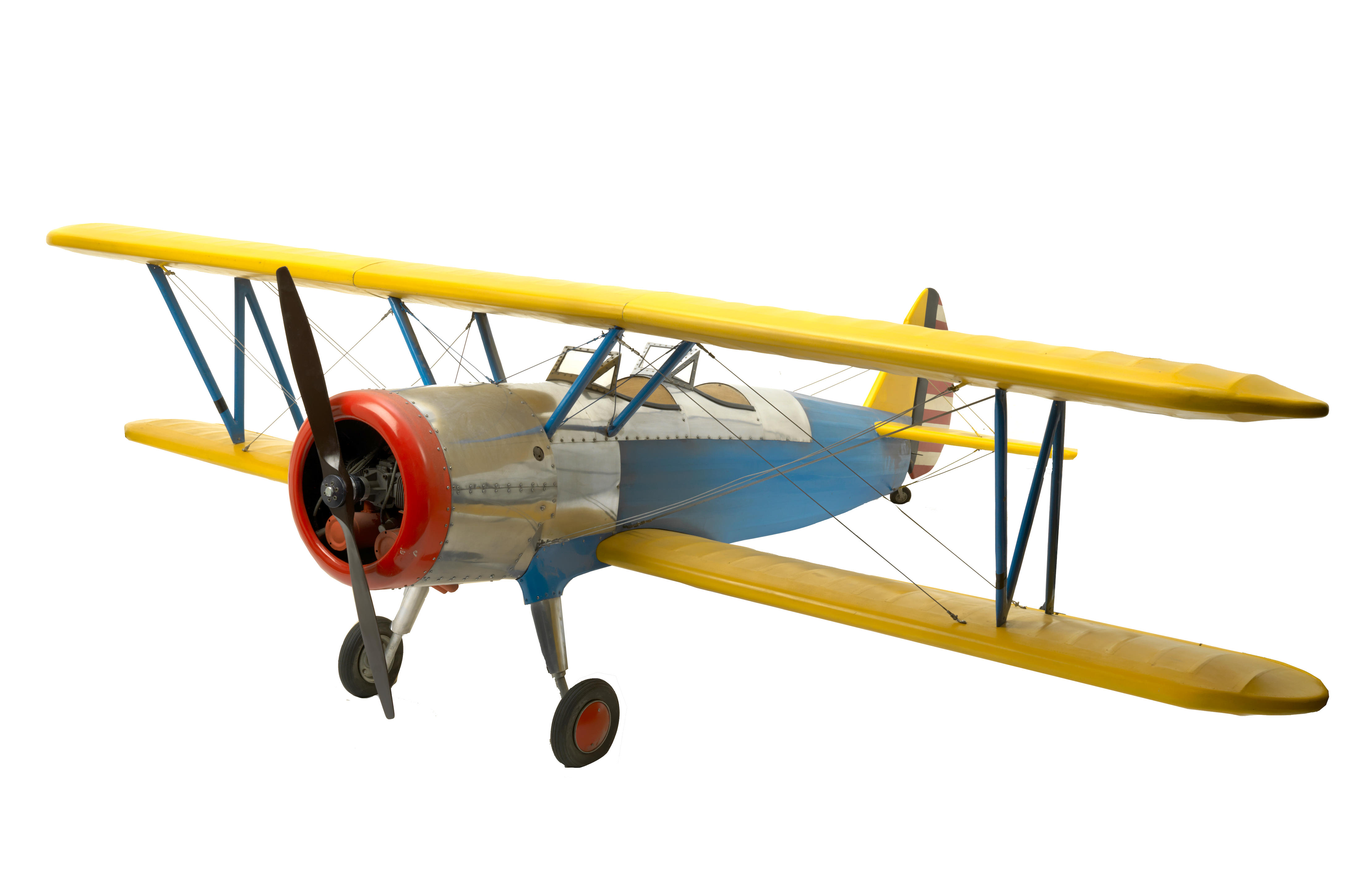 Appraisal: A LARGE FLYING SCALE MODEL OF A BOEING MODEL STEARMAN