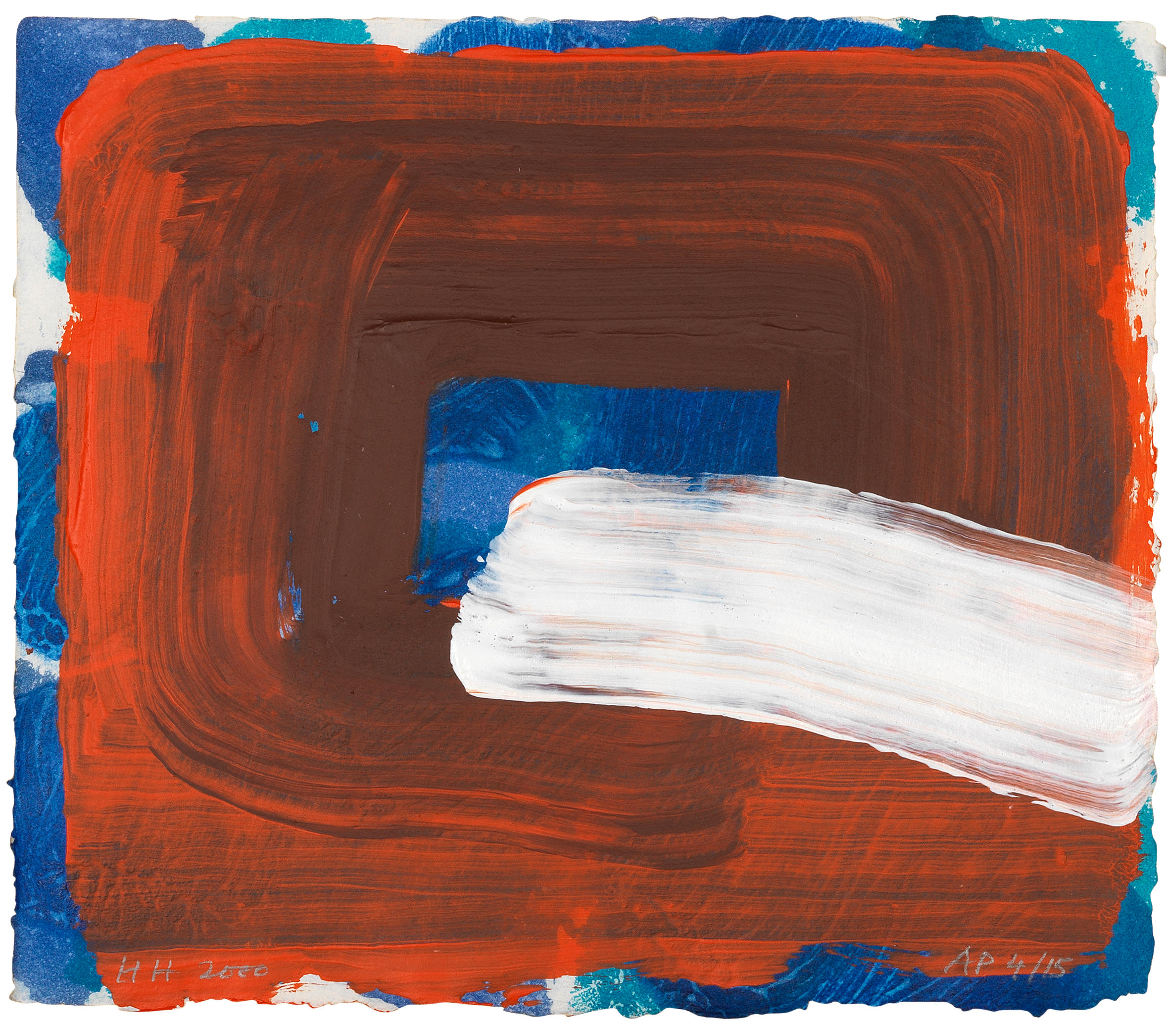 Appraisal: SIR HOWARD HODGKIN BRITISH - Cigarette Heenk Etching and aquatint