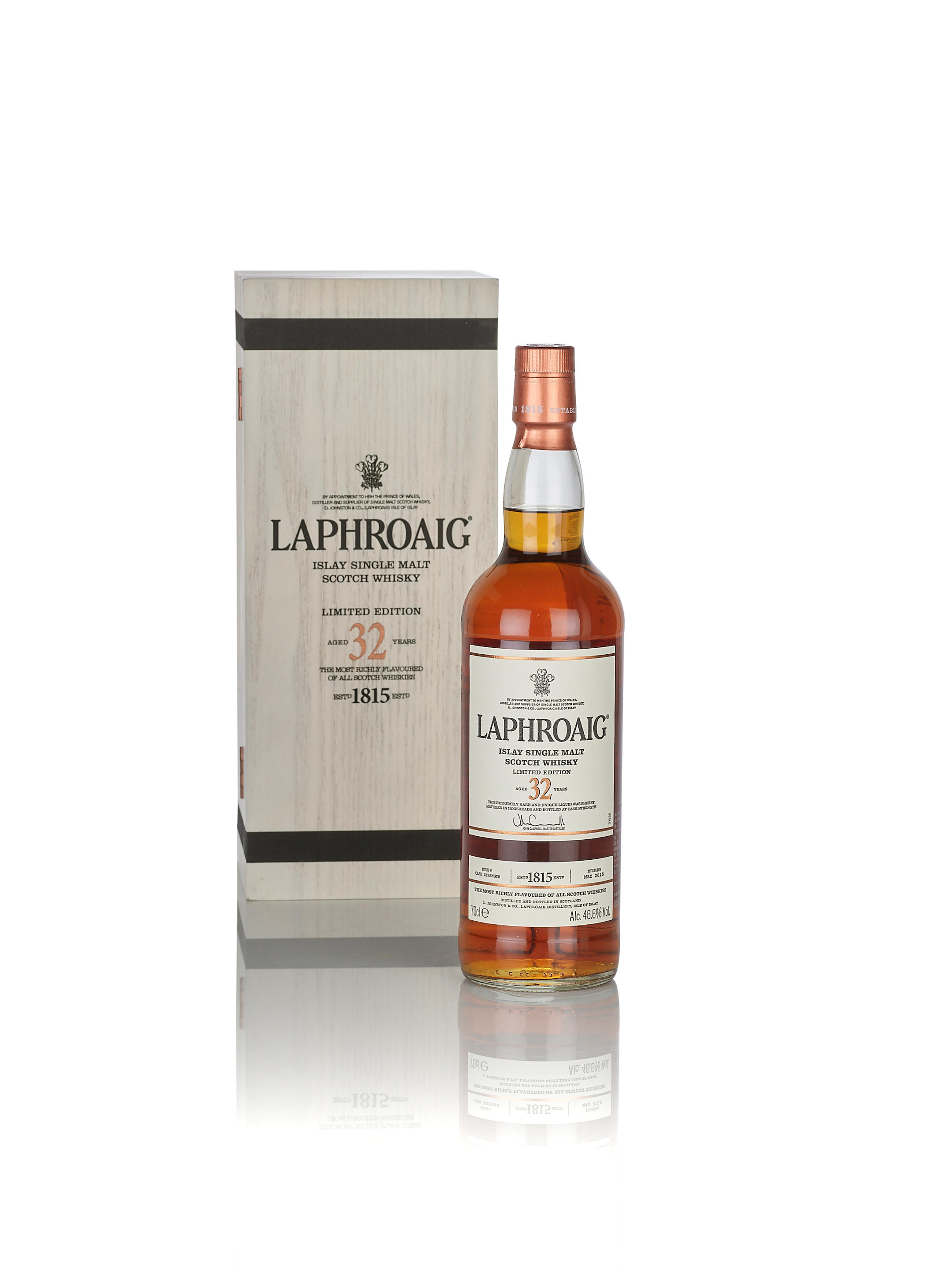 Appraisal: LAPHROAIG- YEAR OLD Laphroaig- year old Bottled Distilled and Bottled