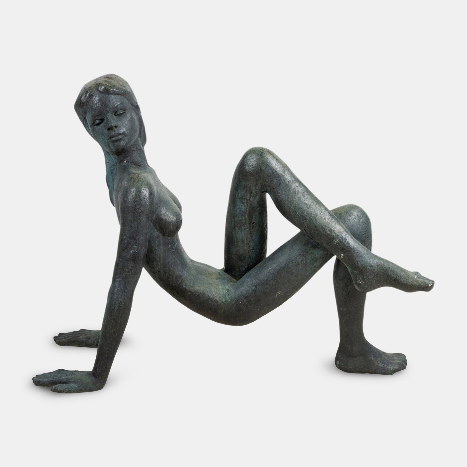 Appraisal: Victor Salmones Mexican - Untitled Female Nude bronze x x