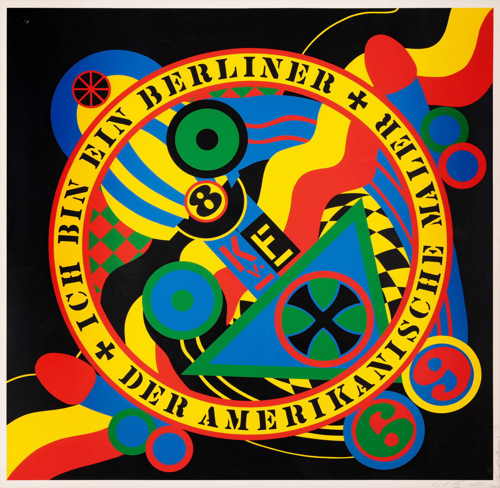 Appraisal: Robert Indiana American KvF-IX from The Hartley Elegies Berlin Series