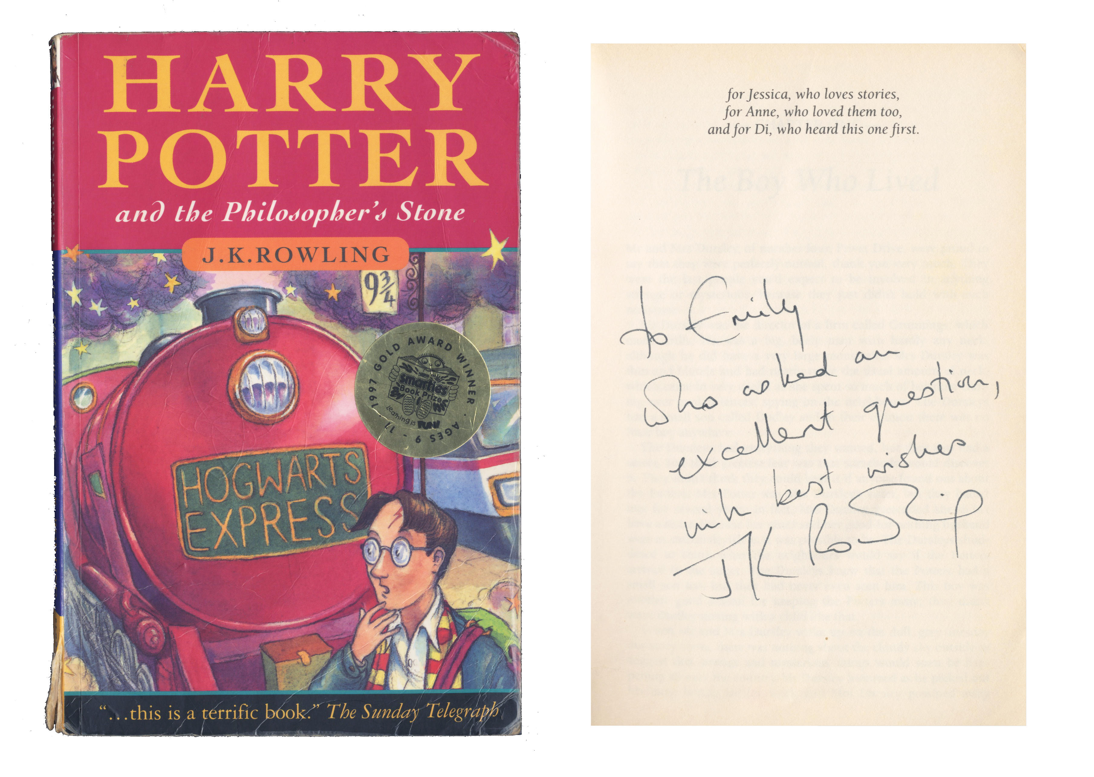 Appraisal: ROWLING J K Harry Potter and the Philosopher's Stone fifteenth