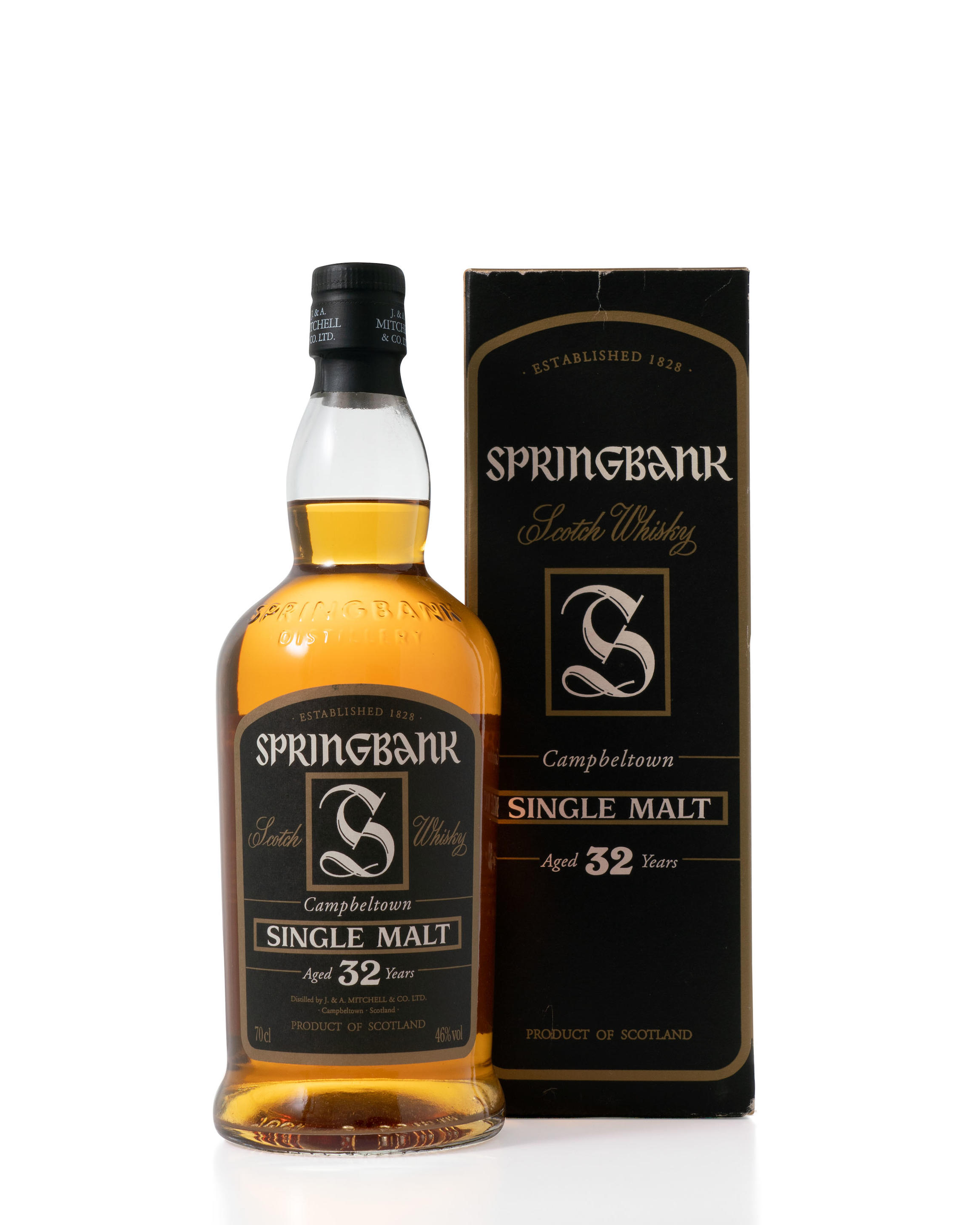 Appraisal: SPRINGBANK- YEAR OLD Springbank- year old Distilled by J A