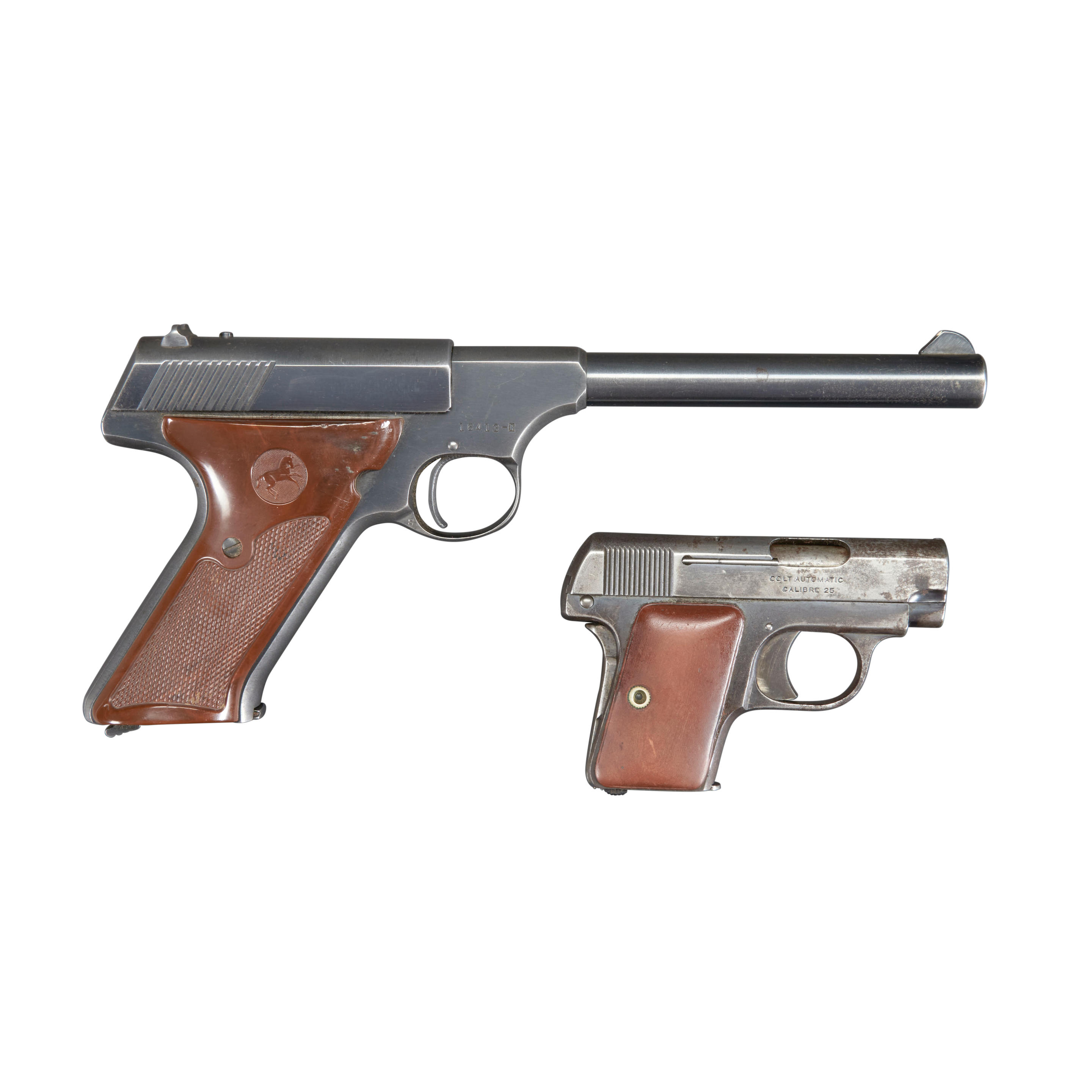 Appraisal: COLT CHALLENGER AND COLT MODEL HAMMERLESS SEMI-AUTOMATIC PISTOL TH CENTURY