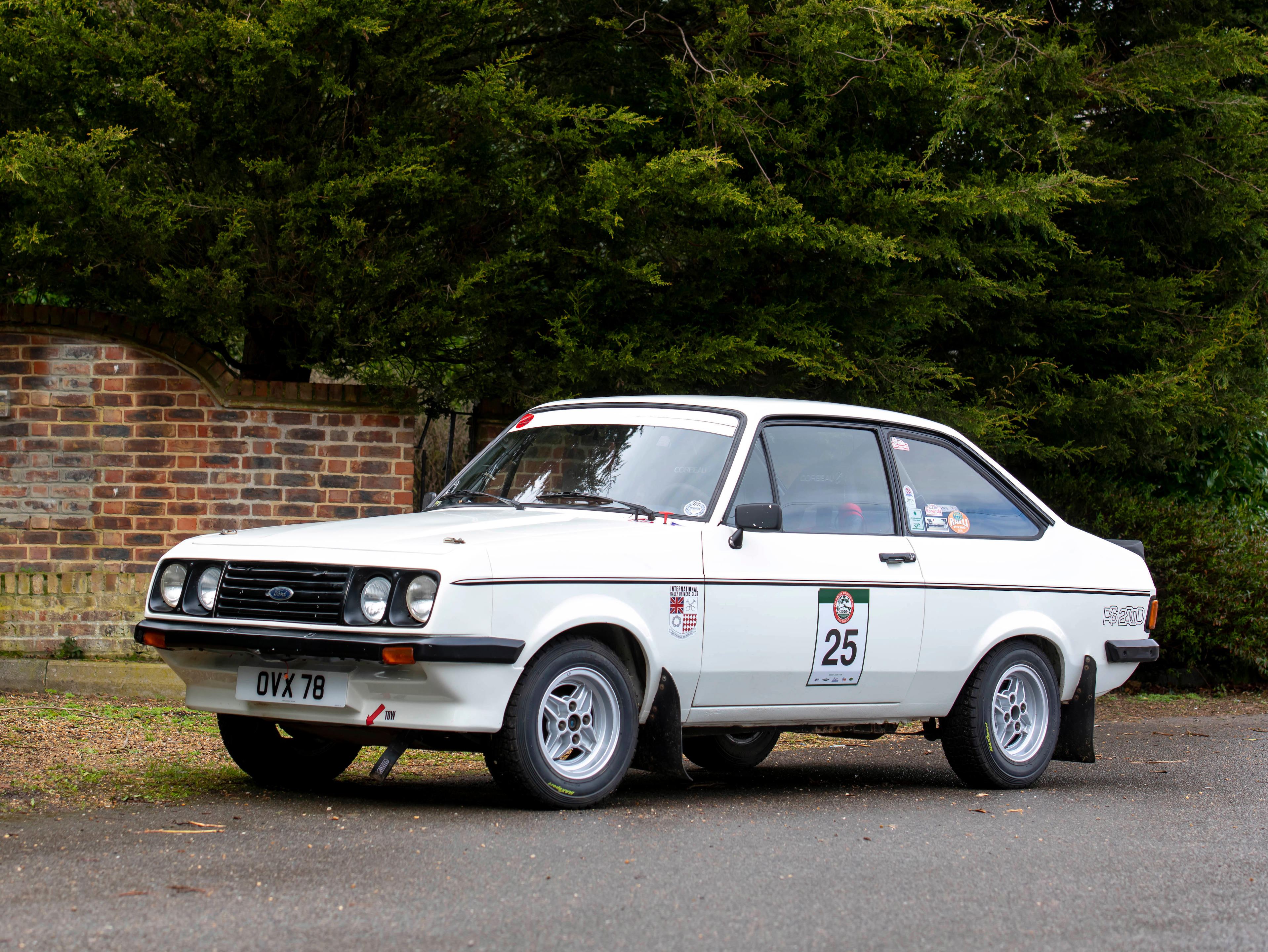 Appraisal: FORD ESCORT MARK RS GROUP RALLY CAR REGISTRATION NO OVX