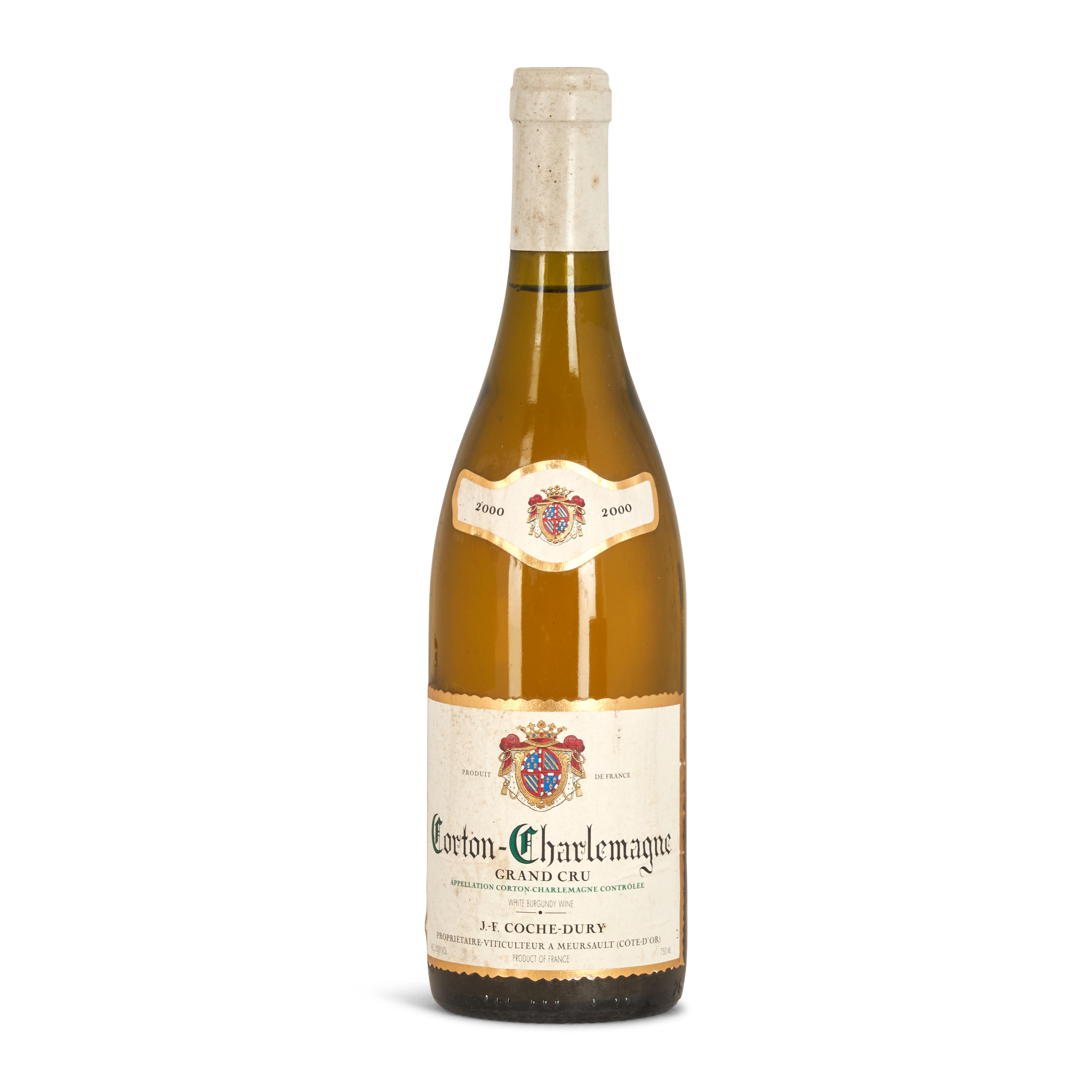 Appraisal: COCHE DURY CORTON CHARLEMAGNE BOTTLE Coche Dury Corton Charlemagne Cote