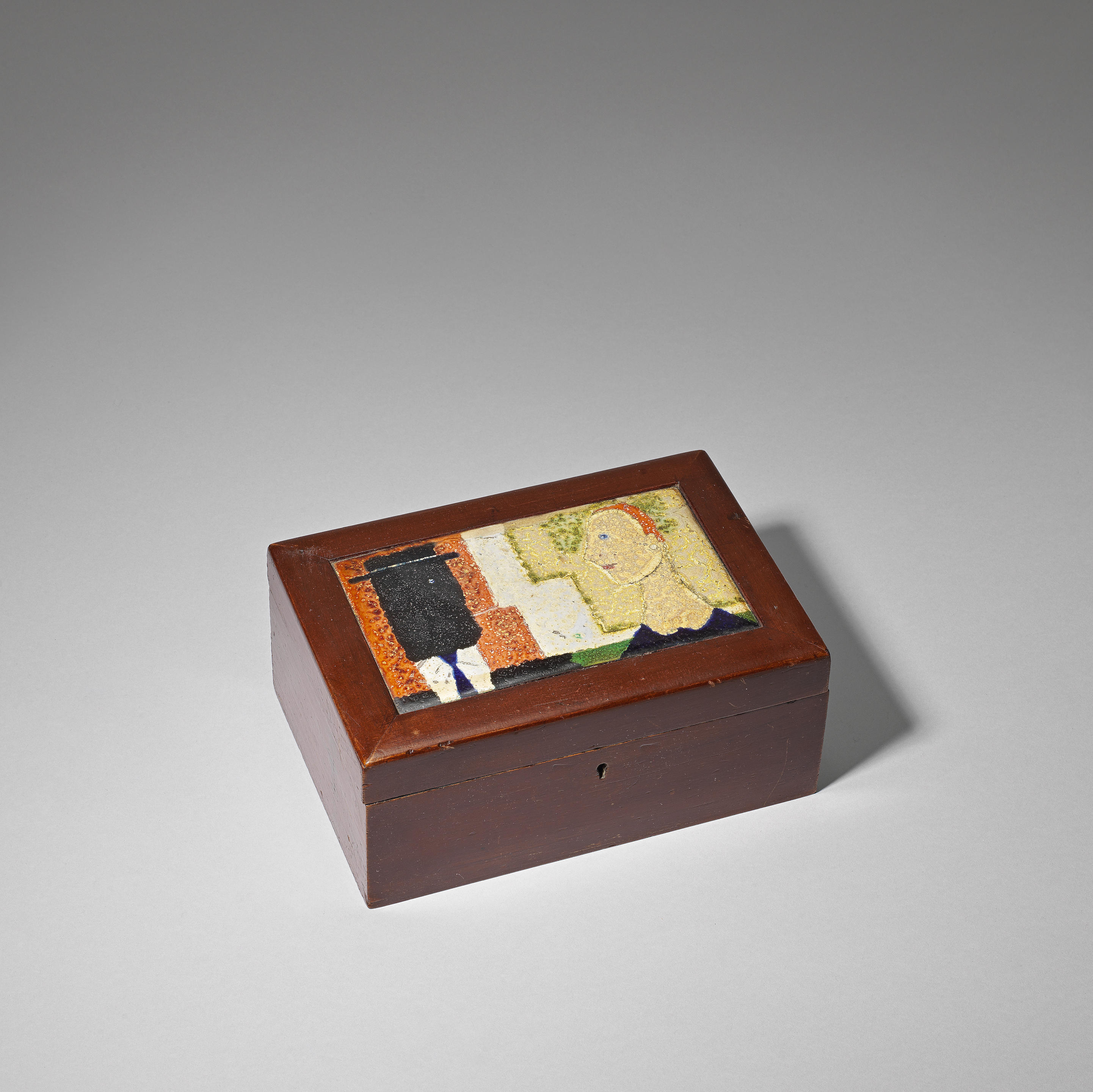 Appraisal: MAX SNISCHEK FOR WIENER WERKST TTE Wooden box with inset