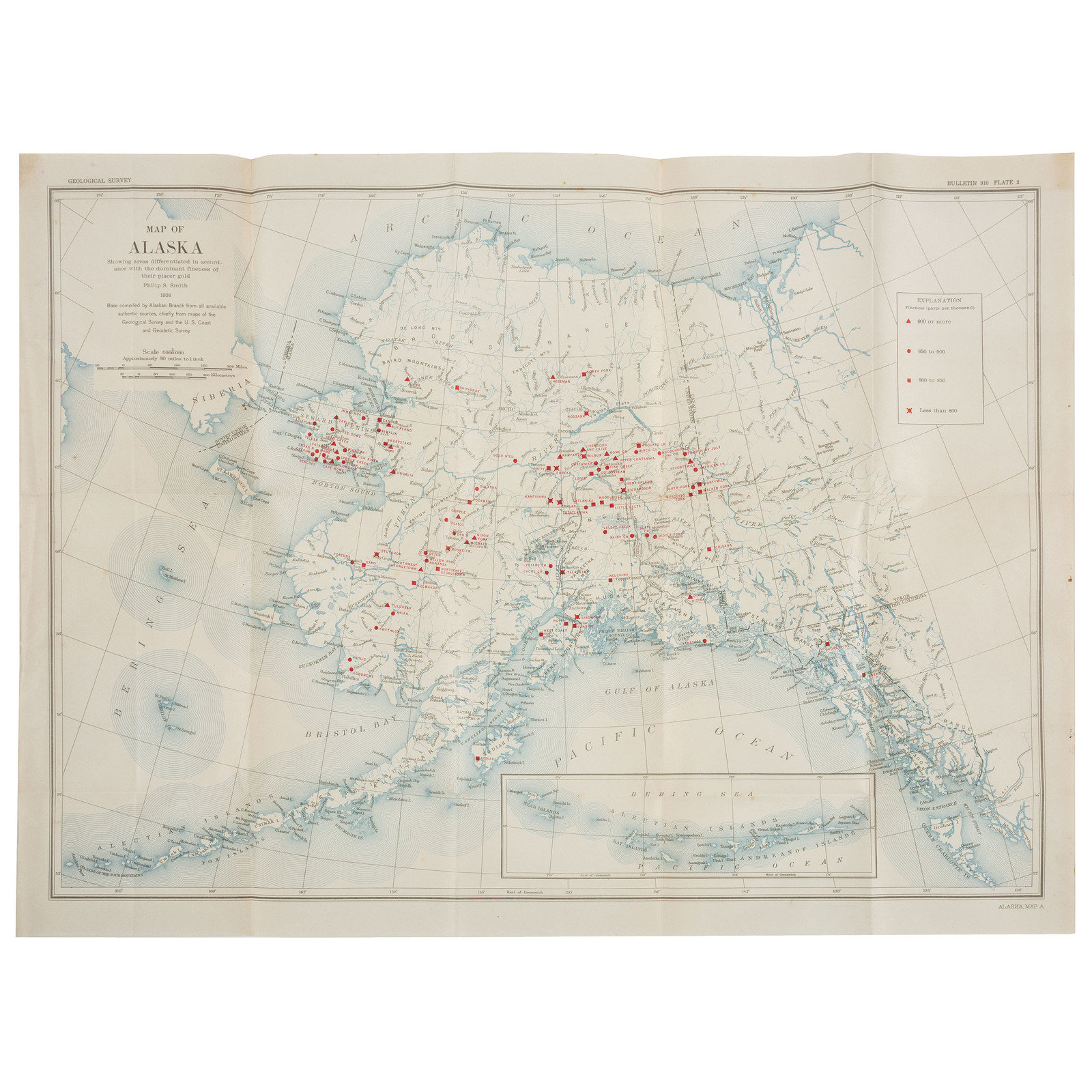 Appraisal: MAPS A group of US Geological survey maps of Alaska