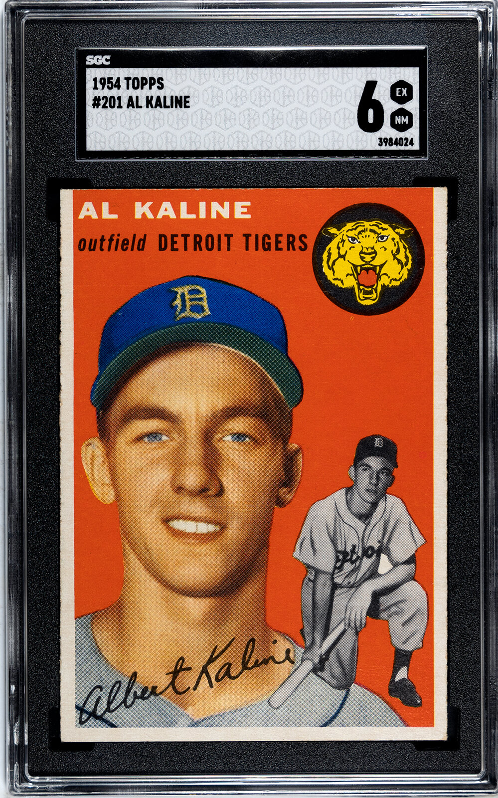 Appraisal: A Topps Al Kaline Rookie Baseball Card No SGC EX