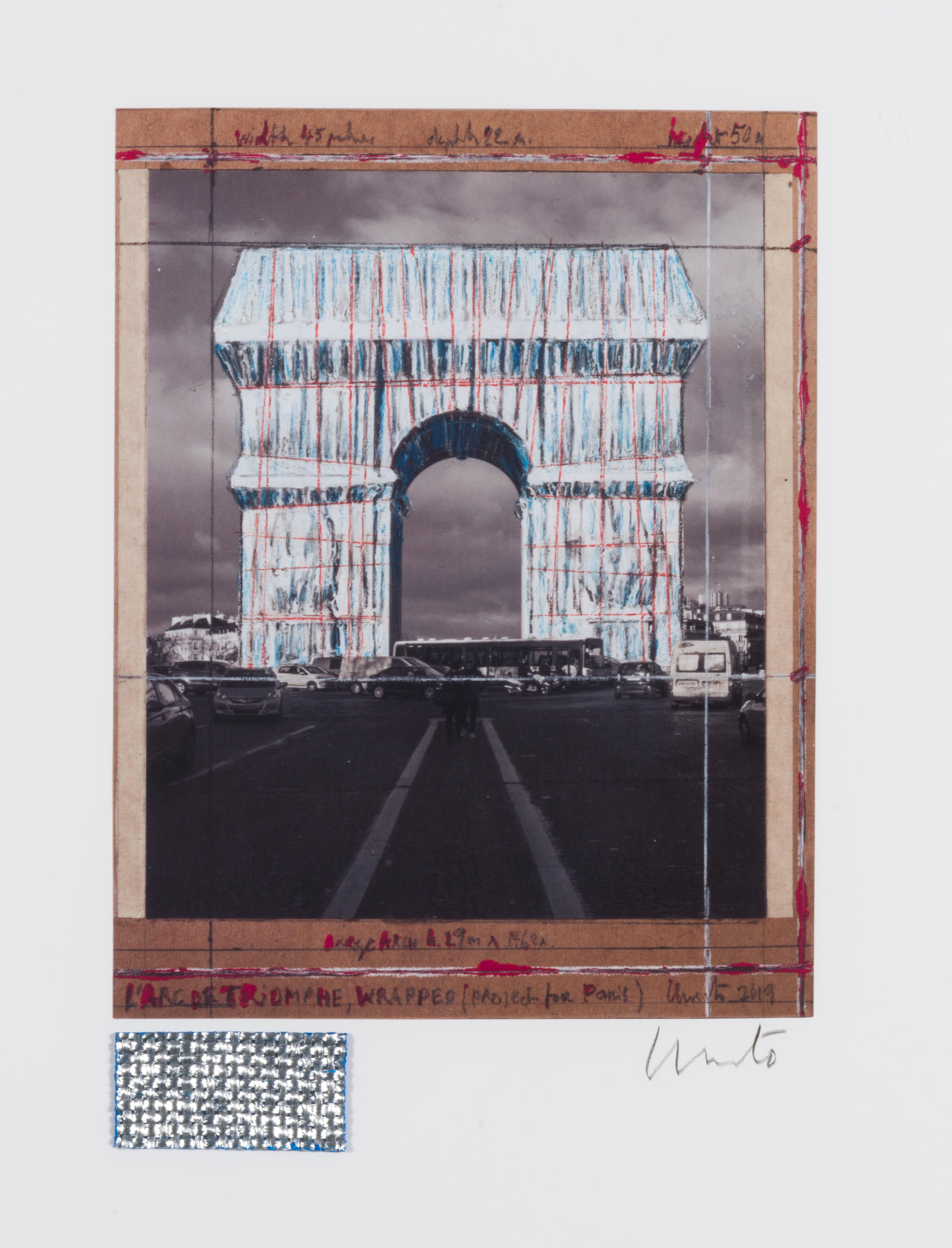 Appraisal: CHRISTO JEANNE-CLAUDE - - L'Arc de Triomphe Wrapped Project for