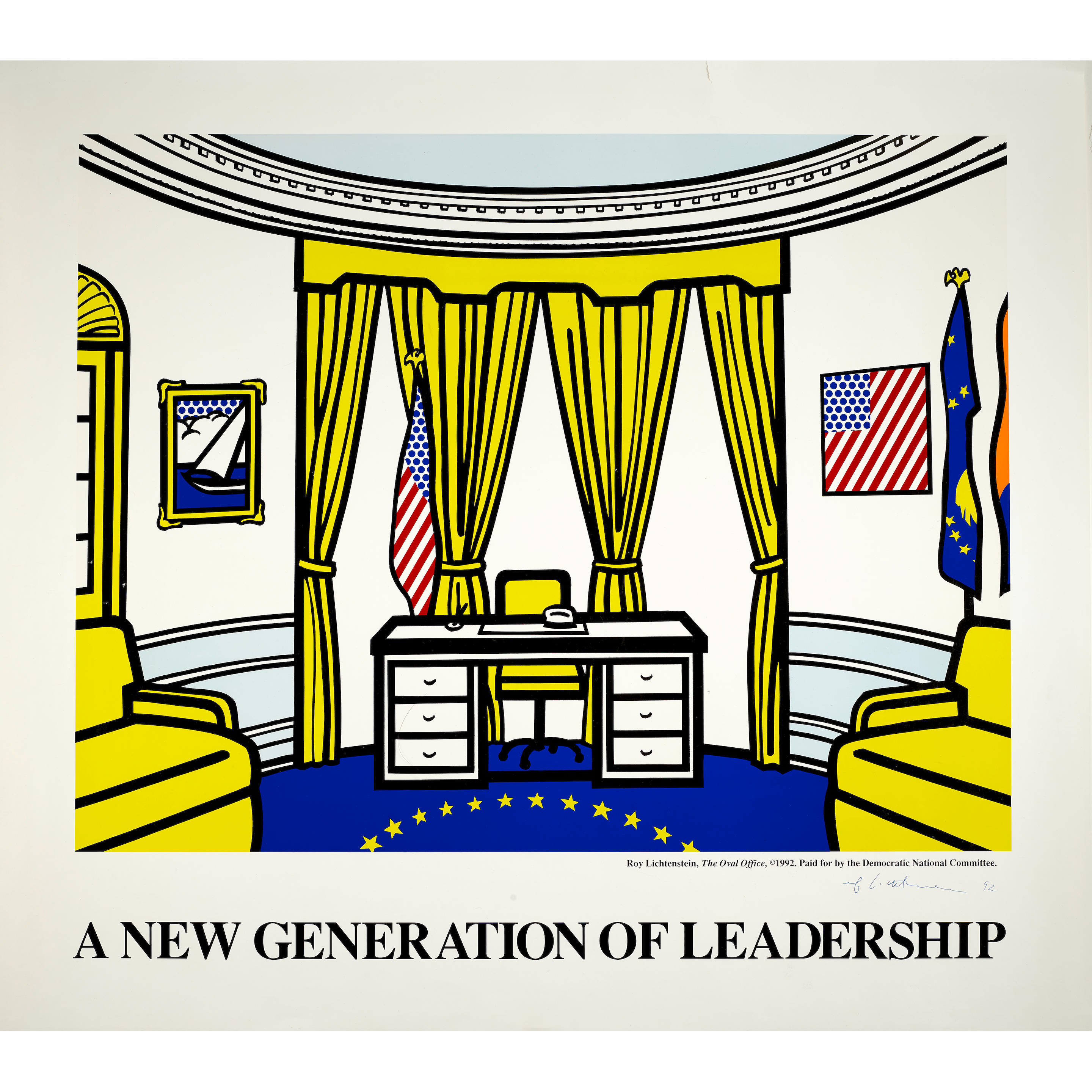 Appraisal: ROY LICHTENSTEIN - A New Generation of Leadership The Oval