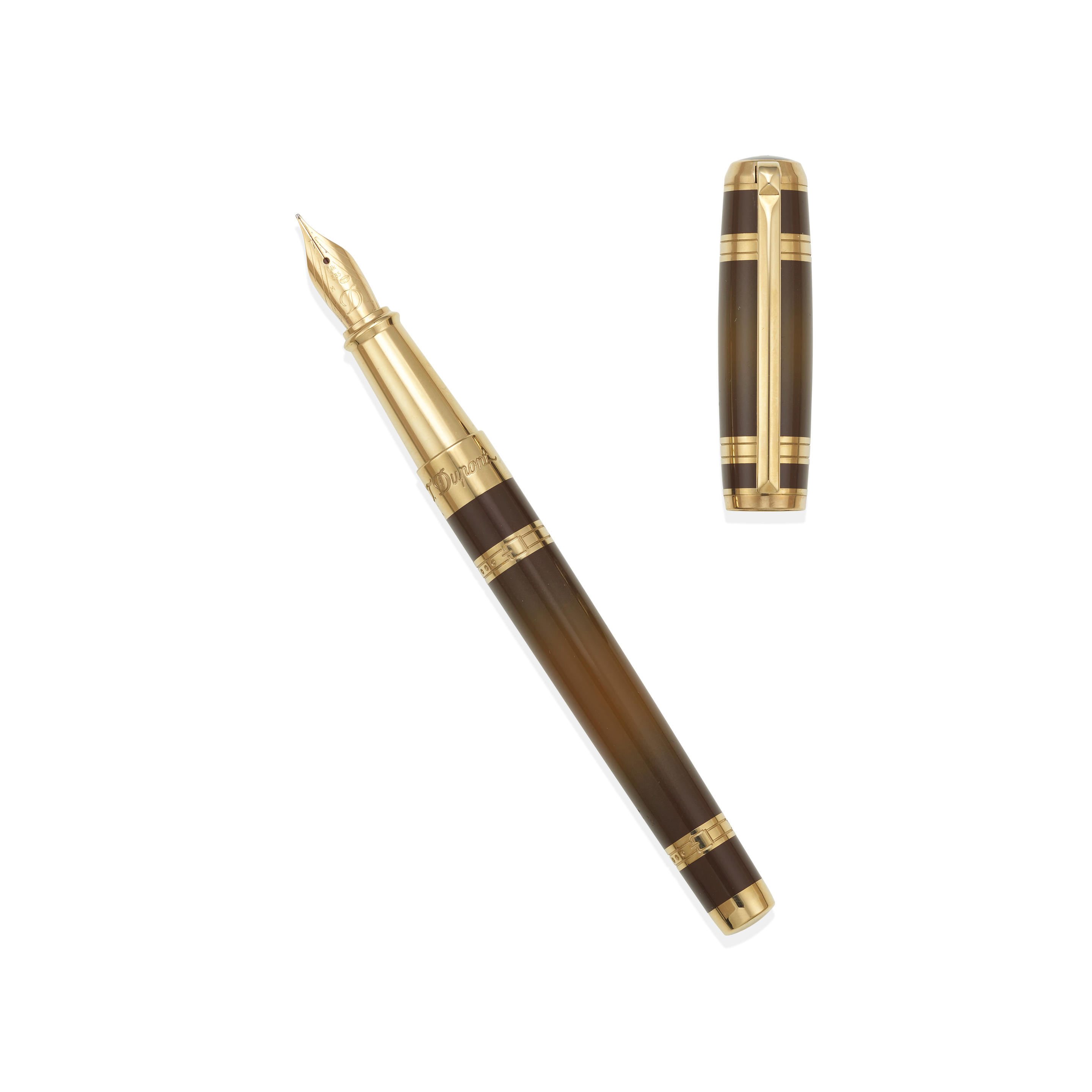 Appraisal: S T DUPONT A LIMITED EDITION LACQUER AND YELLOW GOLD